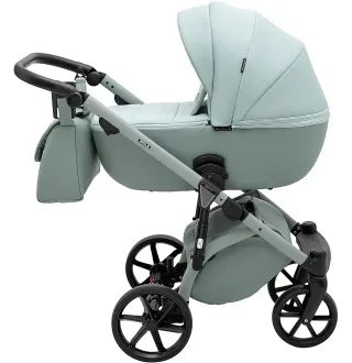 Коляска 2 в 1 Adamex Nola Natura 8 mint