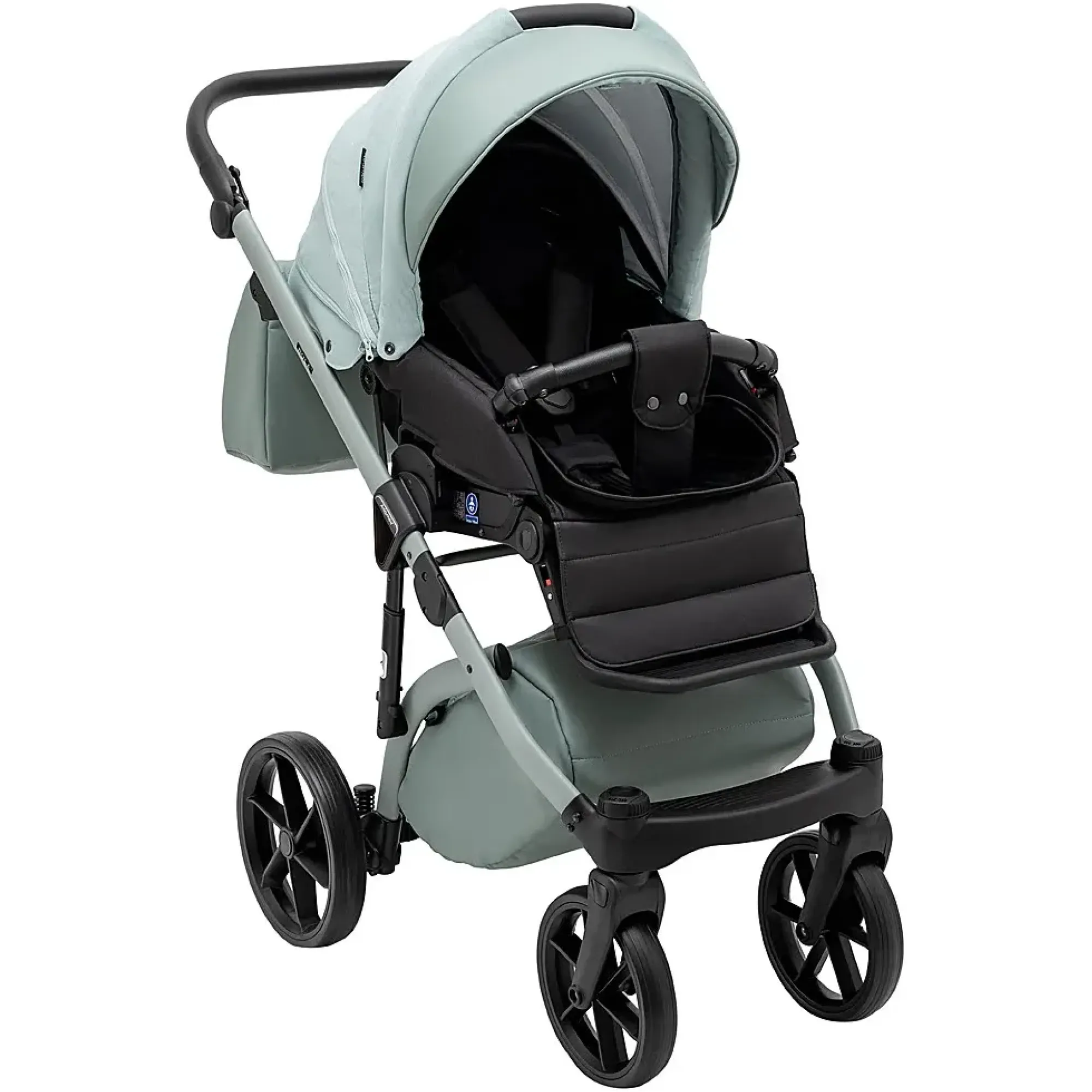 Коляска 2 в 1 Adamex Nola Natura 8 mint