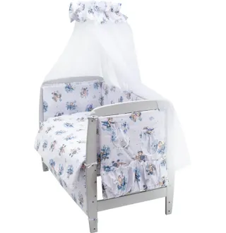 Дитяча постіль Babyroom Gold RG-08 білий (ведмедики на літаку)