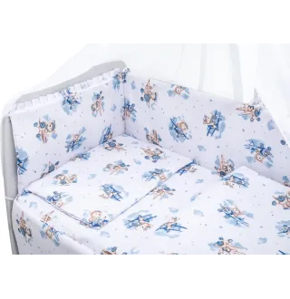 Дитяча постіль Babyroom Gold RG-08 білий (ведмедики на літаку)