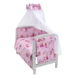 Дитяча постіль Babyroom Gold RG-08 рожевий (принцеса з собачкою)