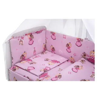 Дитяча постіль Babyroom Gold RG-08 рожевий (принцеса з собачкою)