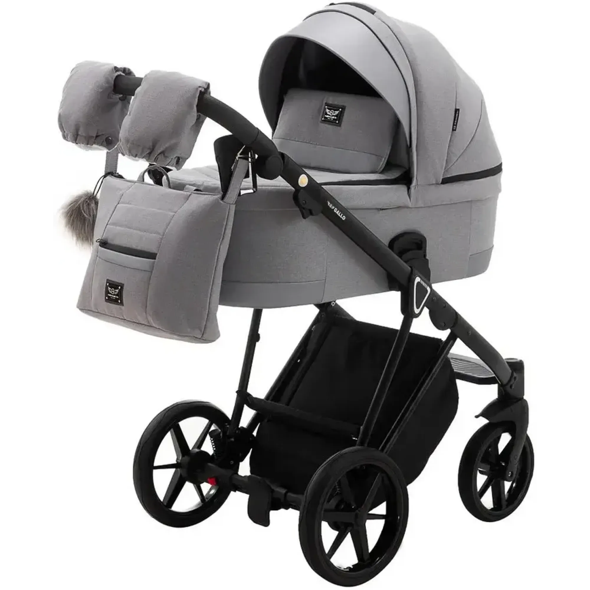 Коляска 2в1 Adamex Gallo Thermo GA-1 Diamont Grey