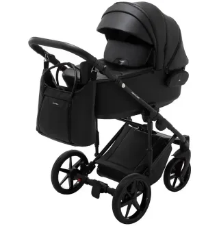 Коляска 2в1 Adamex Porto Light Eco SA-2 Чорний Коляска 2в1 Adamex Porto Light Eco SA-2 Чорний