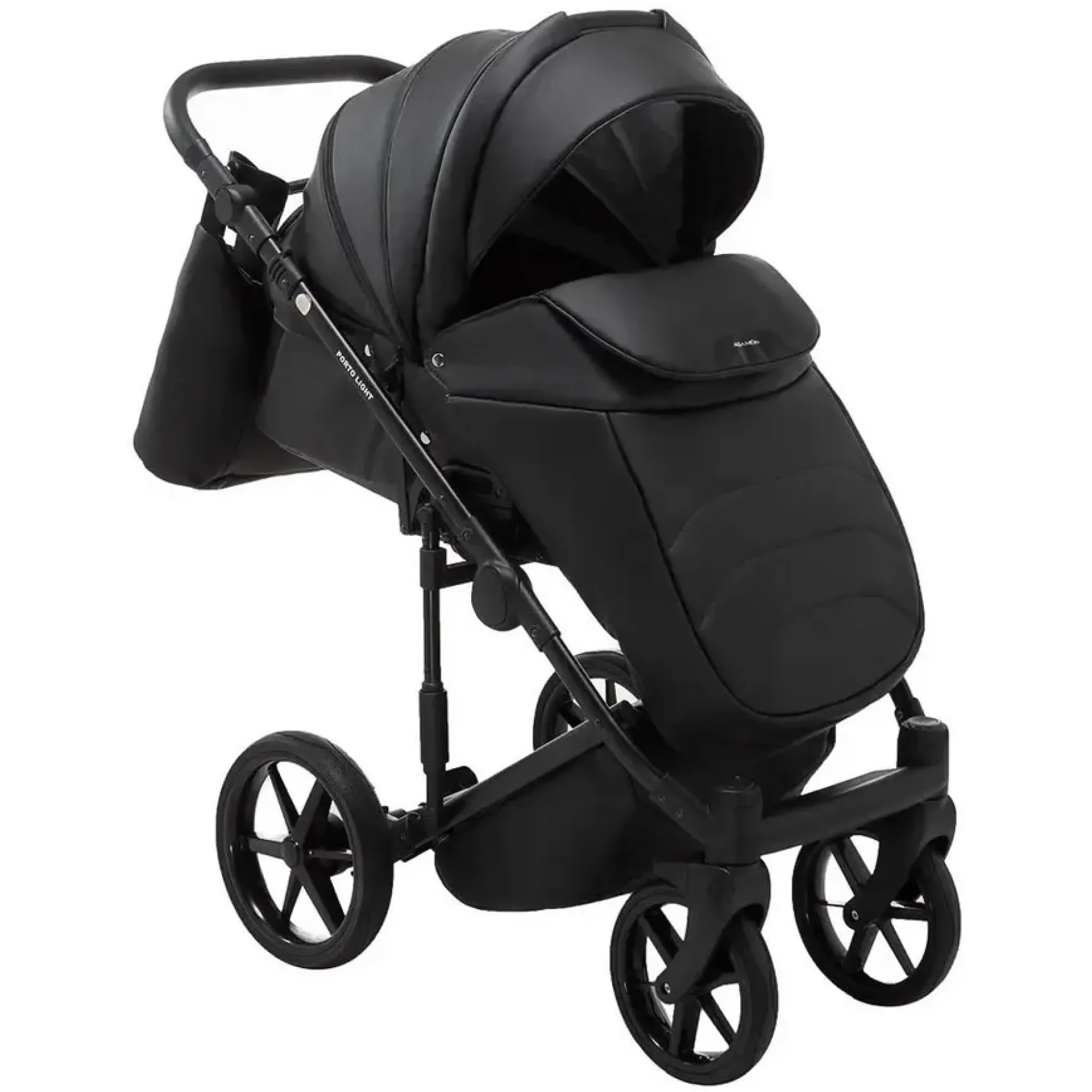 Коляска 2в1 Adamex Porto Light Eco SA-2 Чорний