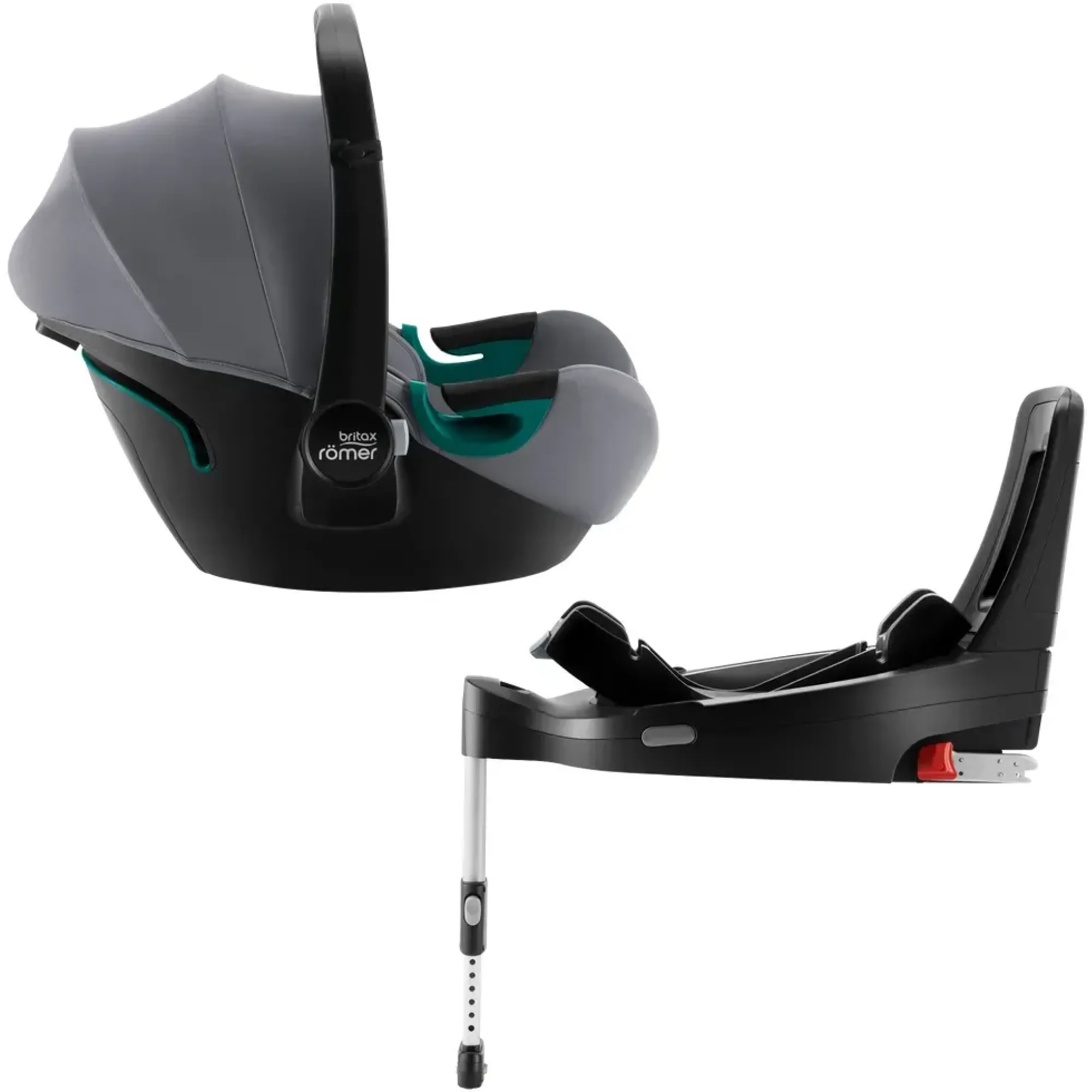 Автокрісло Britax-Romer Baby-Safe 3 i-Size Frost Grey з платформою Flex Base iSense