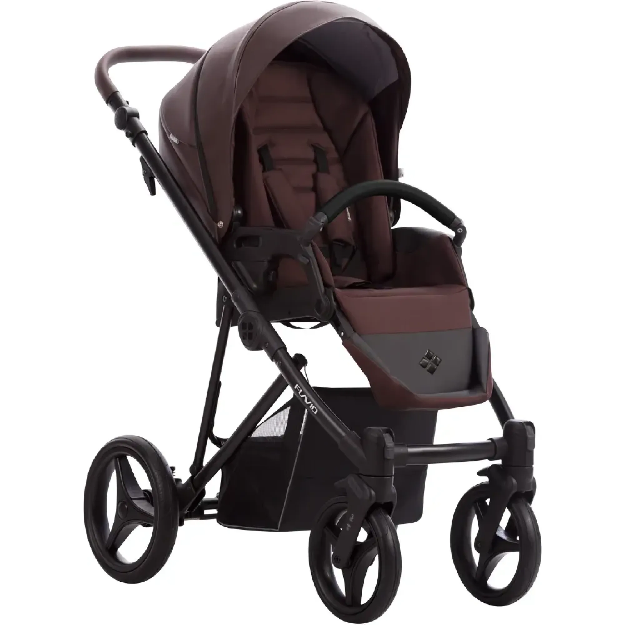 Коляска 2в1 Bebetto Flavio Pro 11 Шоколад (екошкіра)