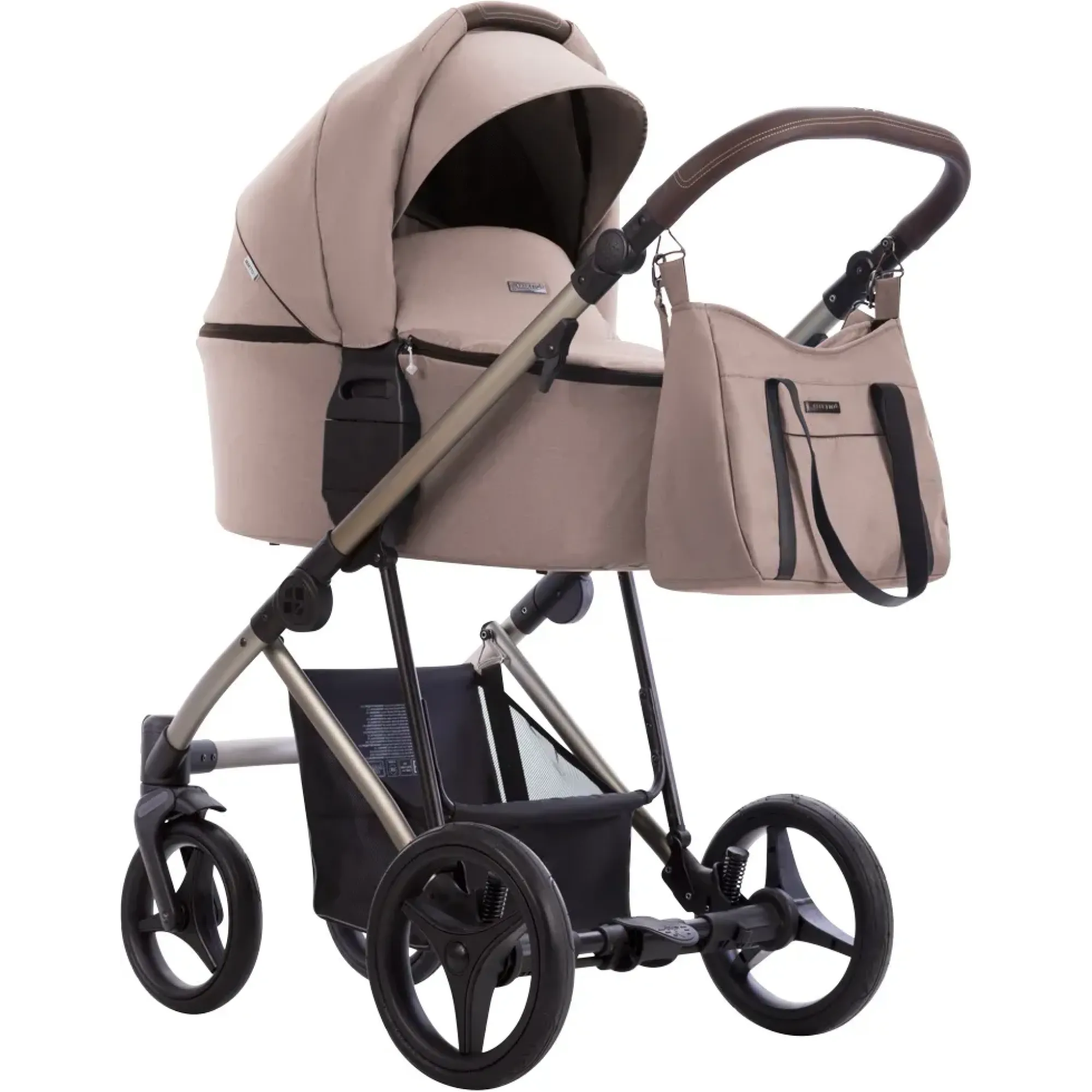 Коляска 2в1 Bebetto Flavio Premium Sand 02