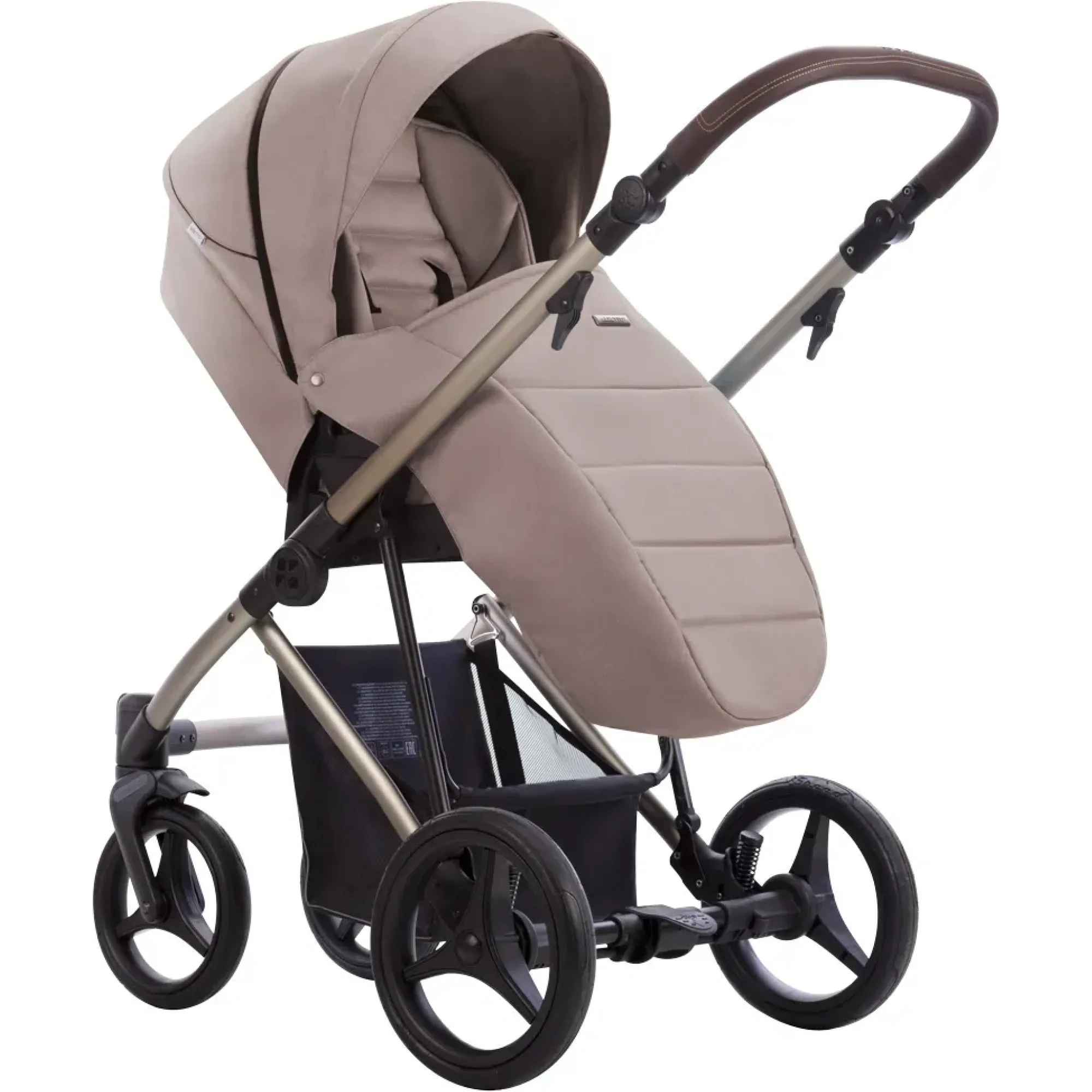 Коляска 2в1 Bebetto Flavio Premium Sand 02