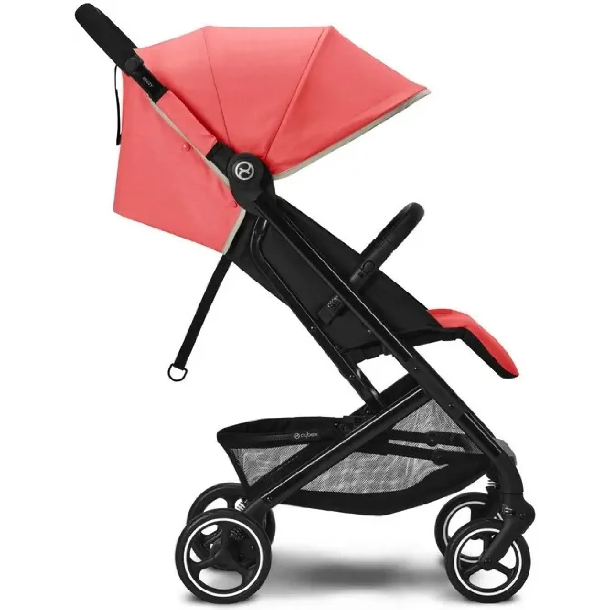 Прогулянкова коляска Cybex Beezy Hibiscus Red (з бампером)