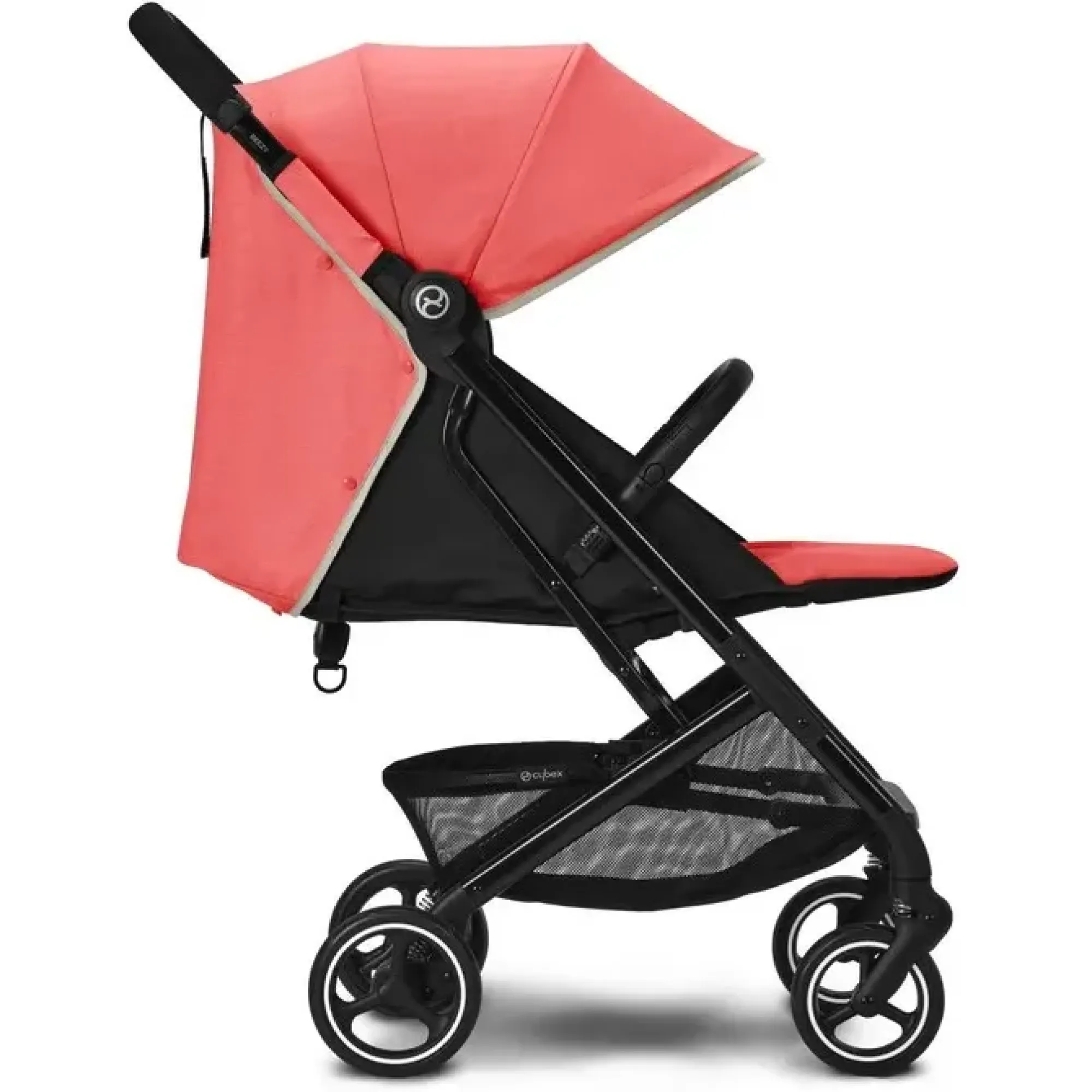 Прогулянкова коляска Cybex Beezy Hibiscus Red (з бампером)