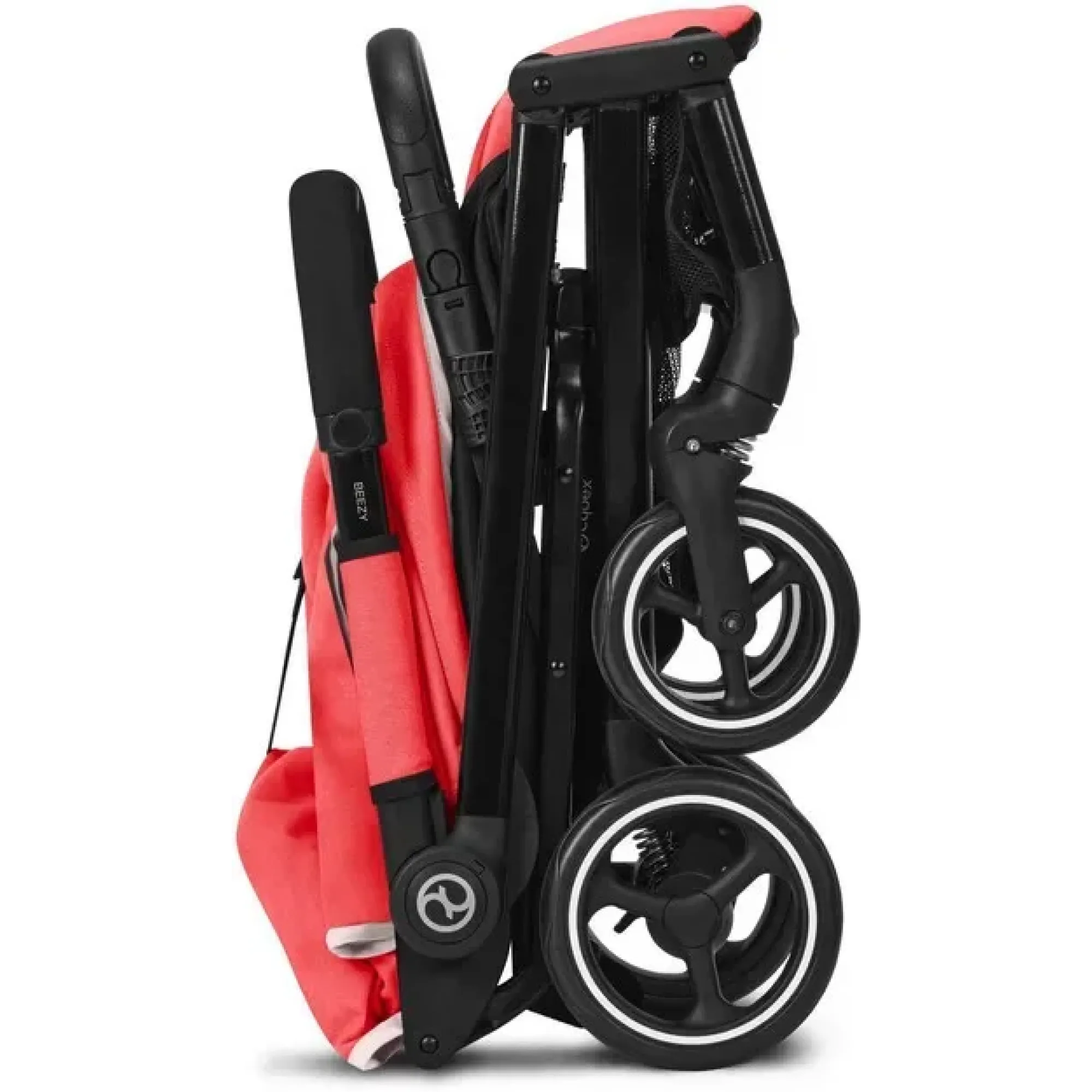 Прогулянкова коляска Cybex Beezy Hibiscus Red (з бампером)