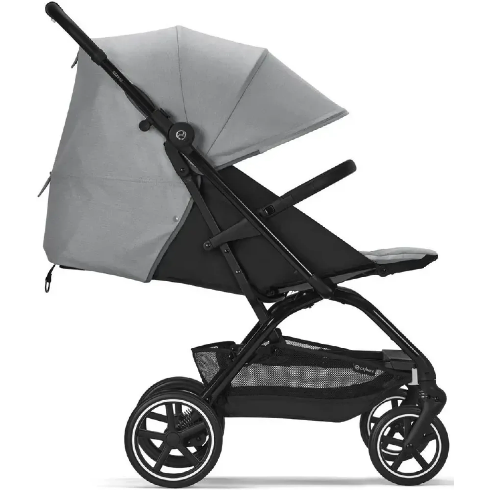 Прогулянкова коляска Cybex Eezy S+2 Lava Grey (з бампером)