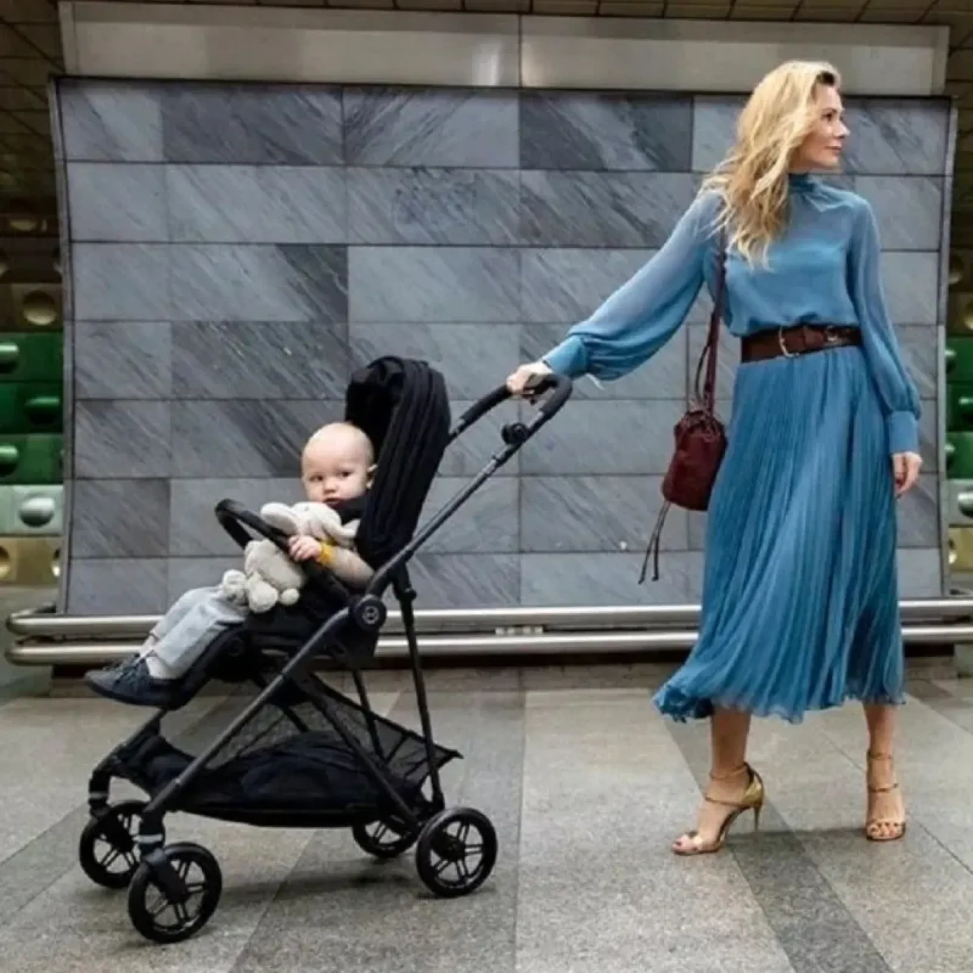 Прогулянкова коляска Cybex Melio Ocean Blue