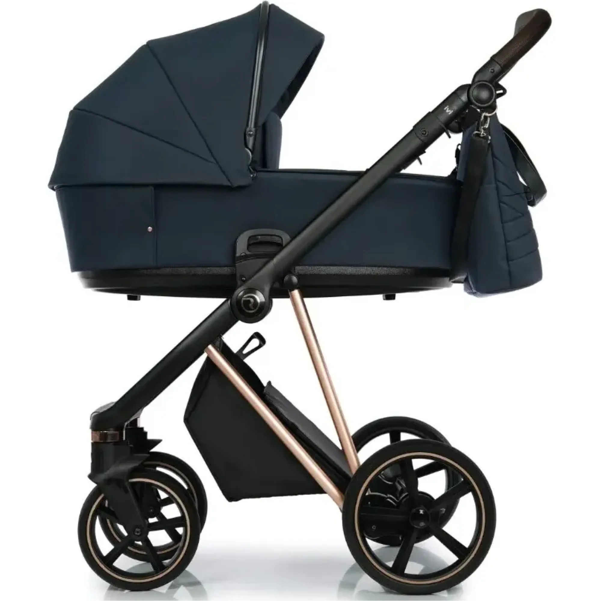 Коляска 2в1 Roan Ivi 2.0 Mystic Blue Rose Gold