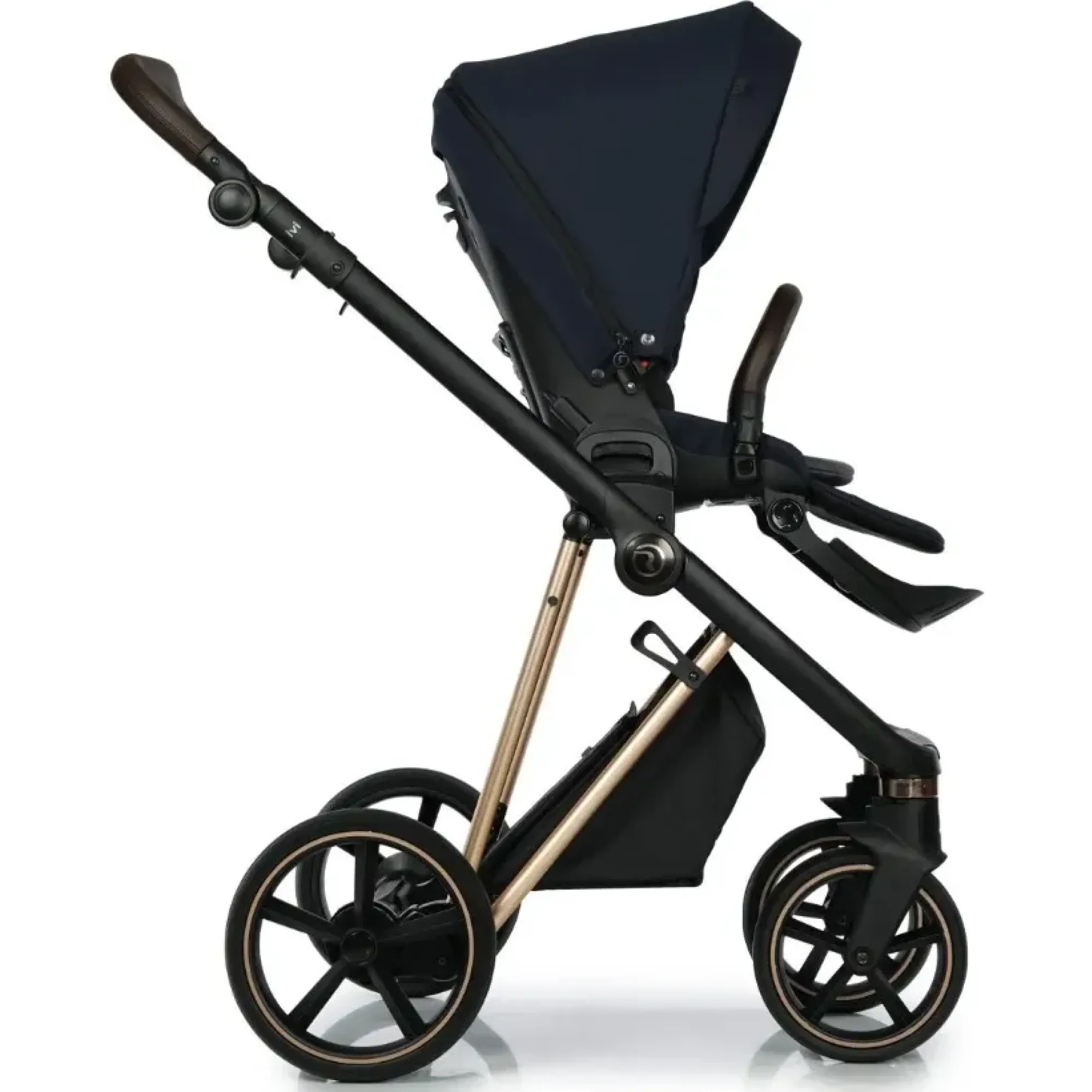 Коляска 2в1 Roan Ivi 2.0 Ivi Black Rose Gold ECO