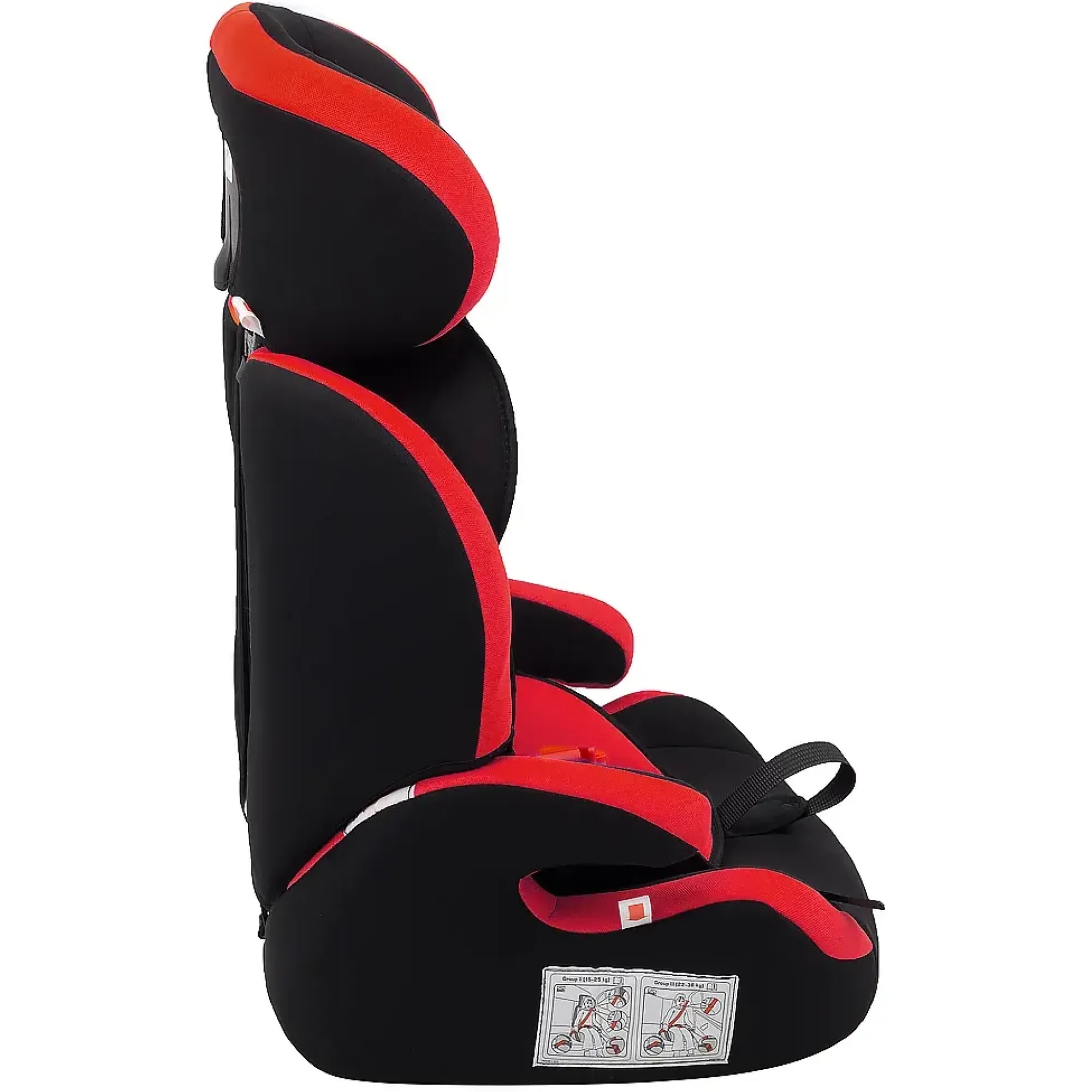 Автокресло Bair Beta DB2426 Черный / Красный
