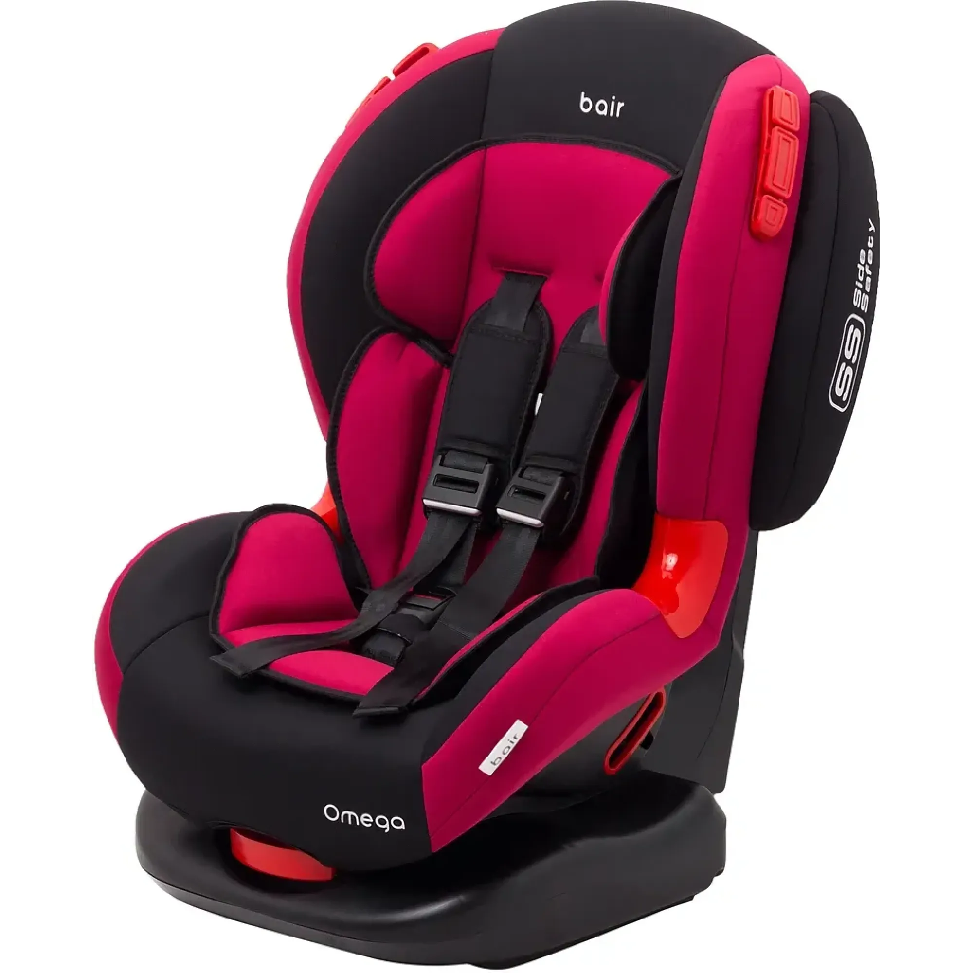 Автокресло Bair Omega DO2436 Черный / Марсала