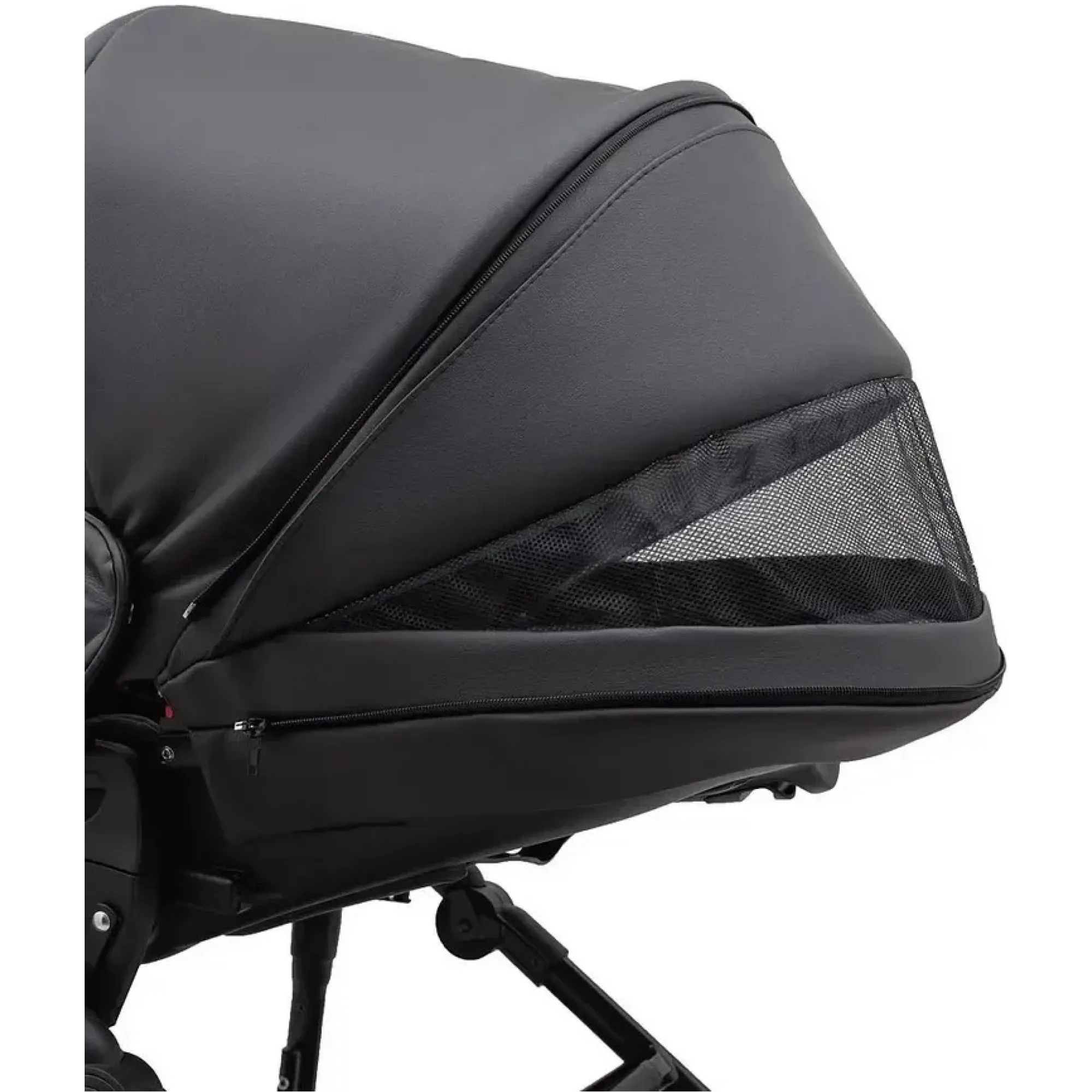 Коляска 2в1 Bair Ultra ECO U-36 Чорний (екошкіра)