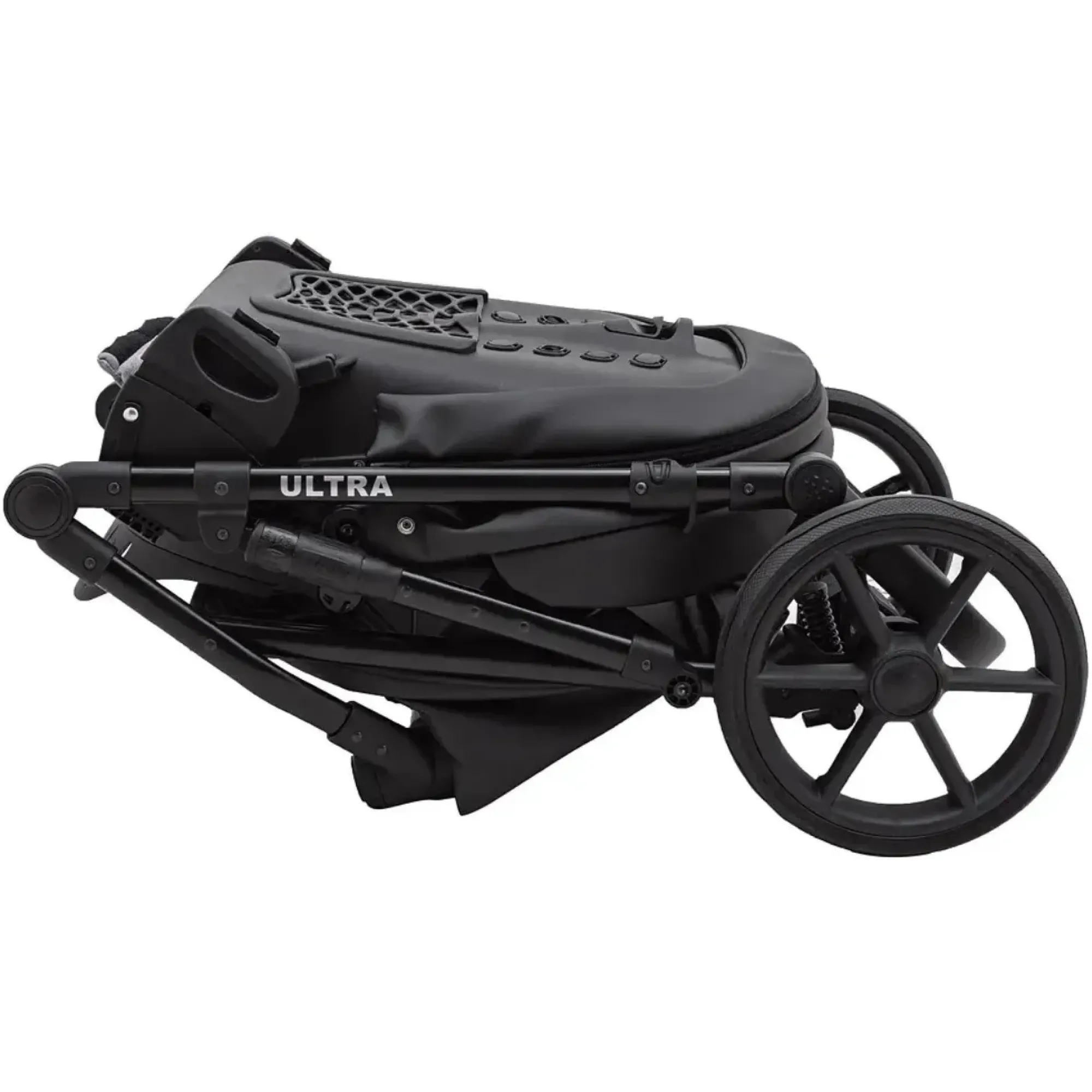 Коляска 2в1 Bair Ultra ECO U-36 Чорний (екошкіра)