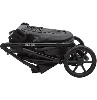 Коляска 2в1 Bair Ultra ECO U-36 Чорний (екошкіра)