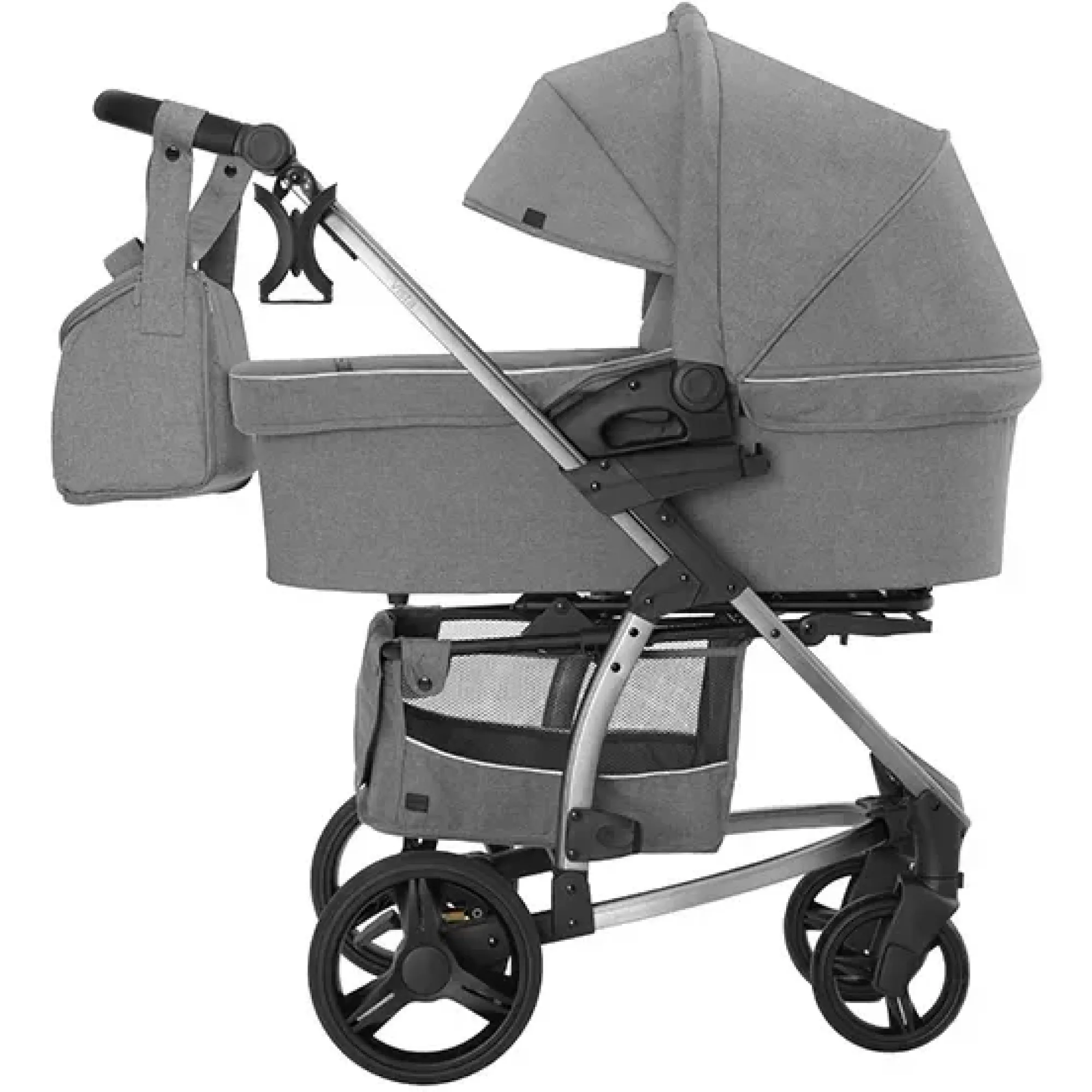 Коляска 2в1 Carrello Vista CRL-6501/1 Steel Grey