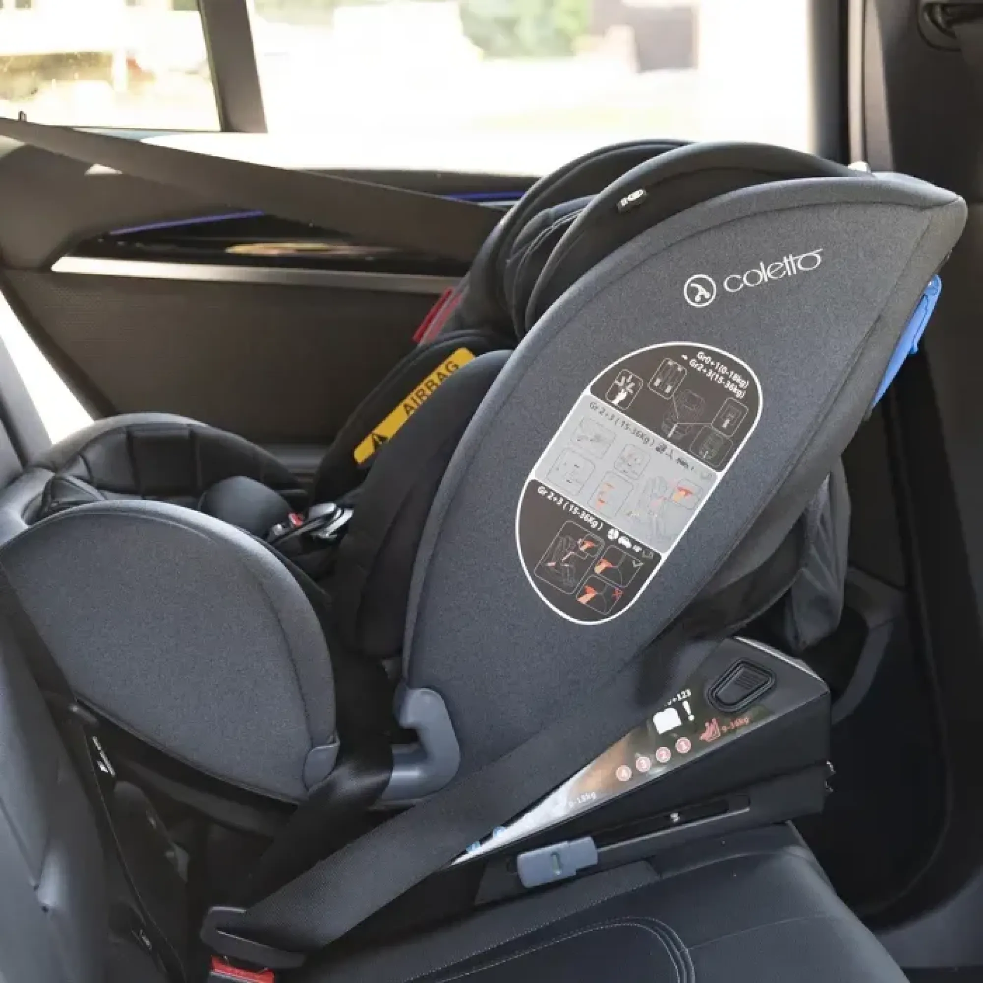 Автокрісло Coletto Cascade Isofix Grey
