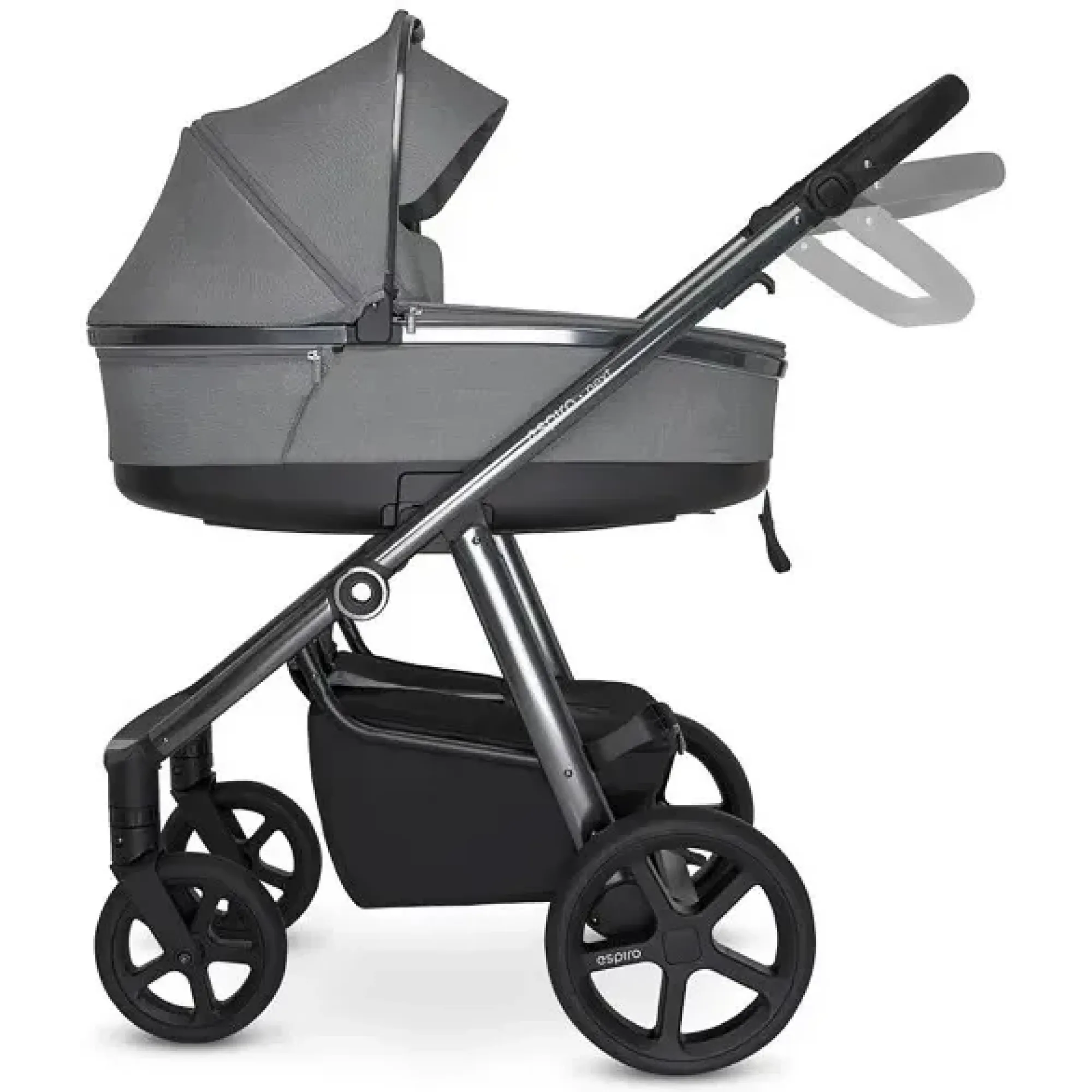 Коляска 2в1 Espiro Next Up Black 310 Metal Black