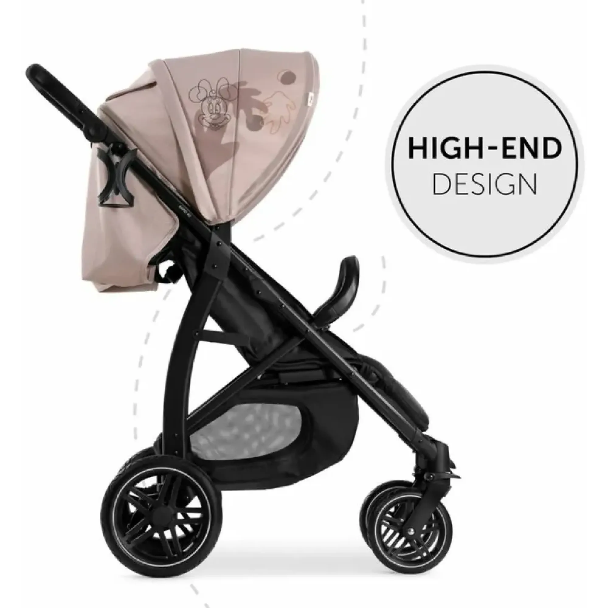Коляска прогулянкова Hauck Rapid 4D Minnie Mouse Rose