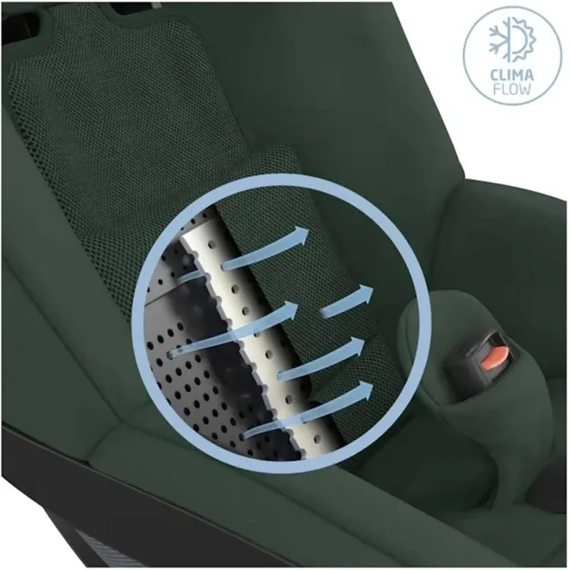 Автокрісло Maxi-Cosi Pearl 360 2 Authentic Green без вкладишу
