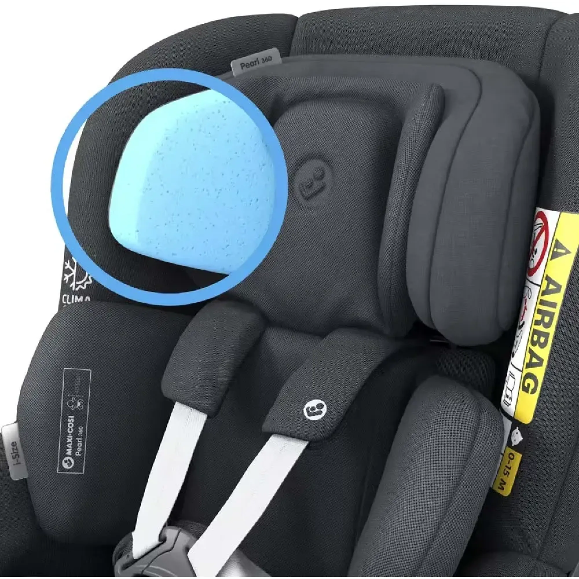 Автокрісло Maxi-Cosi Pearl 360 2 Authentic Green без вкладишу