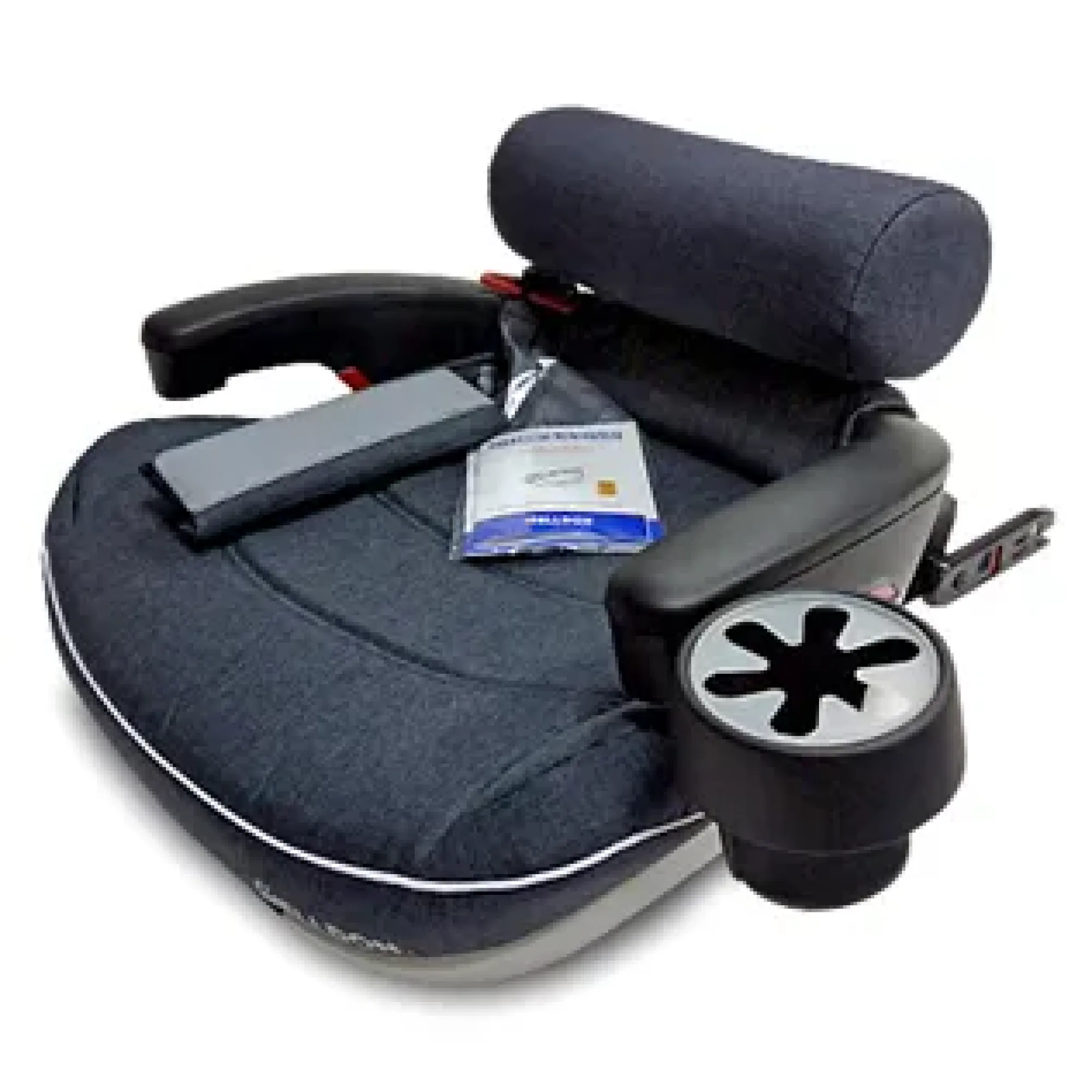 Автокресло Бустер Welldon Travel Pad IsoFix Графитовый