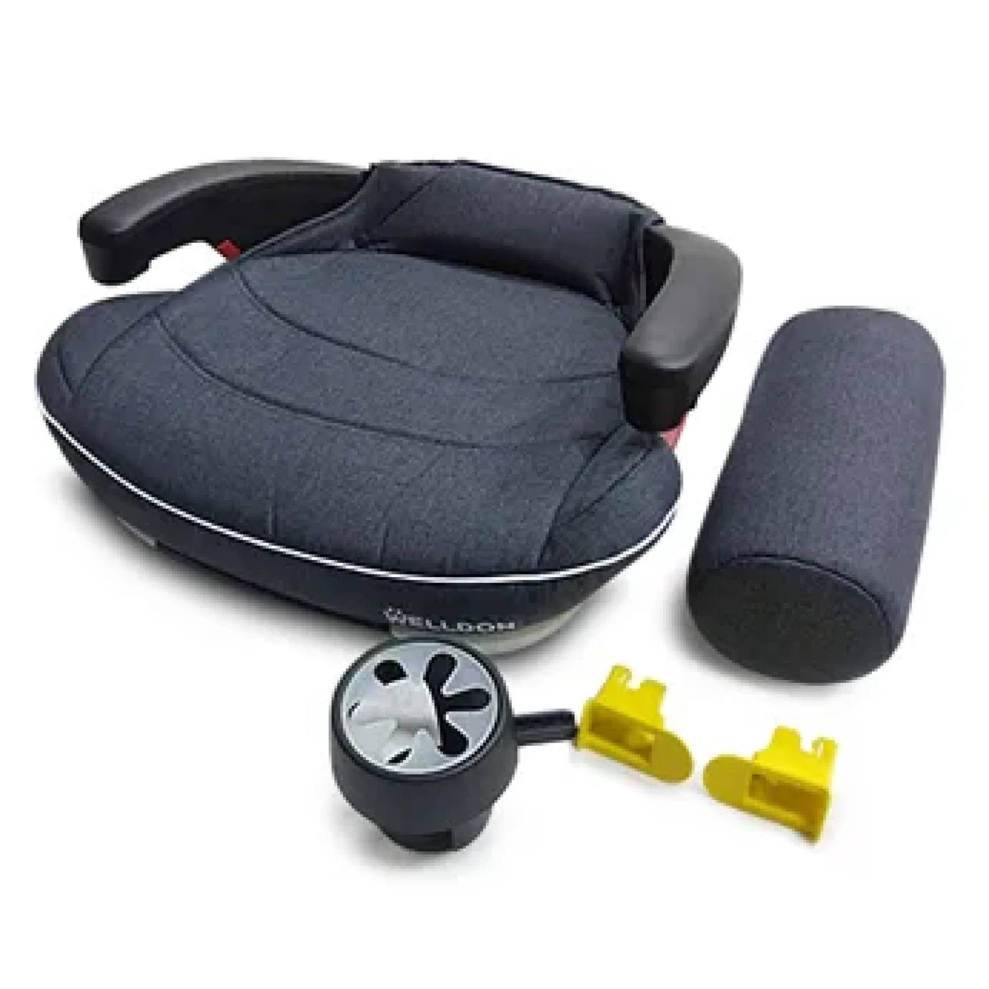 Автокресло Бустер Welldon Travel Pad IsoFix Графитовый