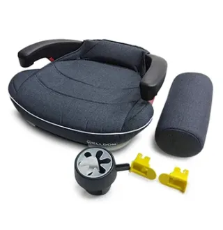 Автокресло Бустер Welldon Travel Pad IsoFix Графитовый