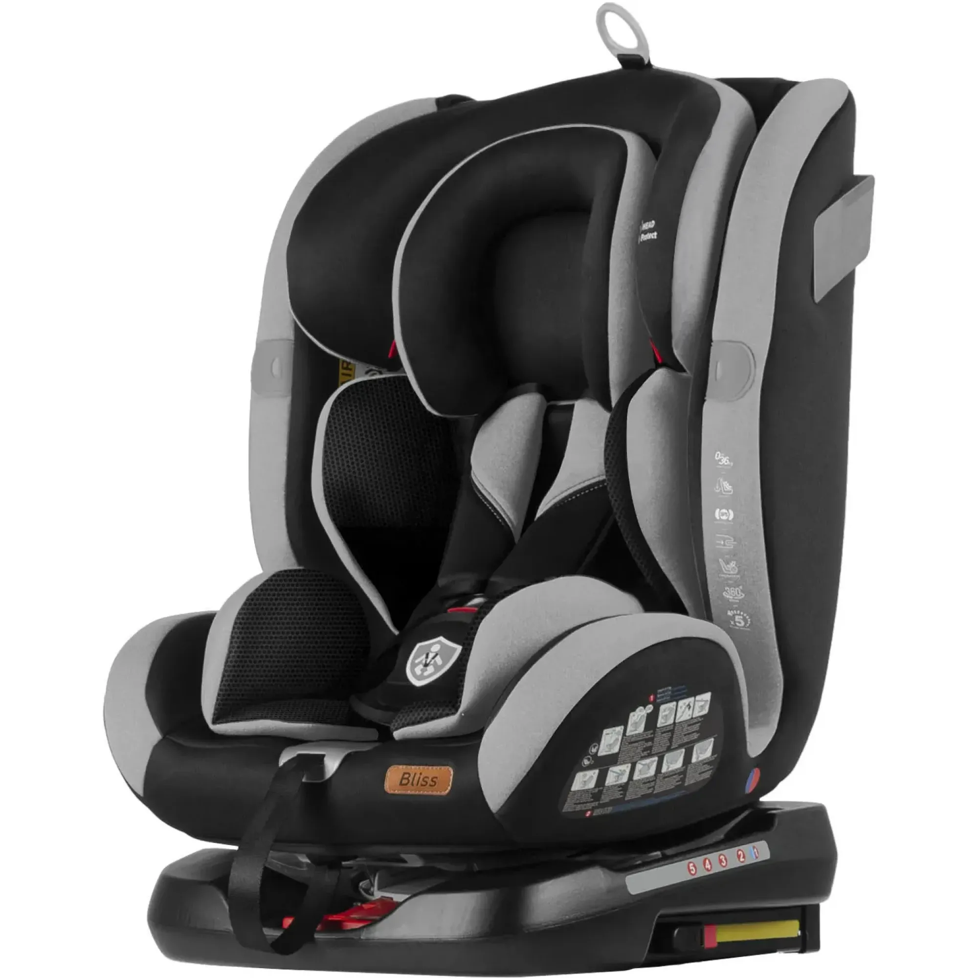 Автокрісло TILLY Bliss T-535 Light Grey 0+1+2+3 ISOFIX з поворотом /1/