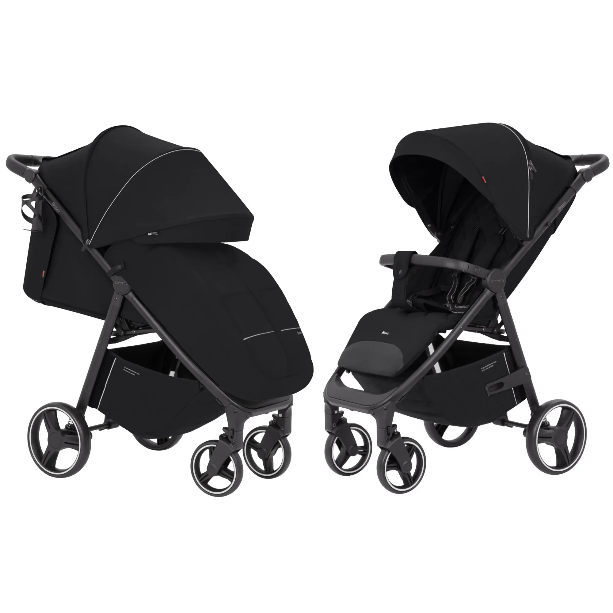 Прогулянкова коляска Carrello Bravo CRL-8512 Pure Black