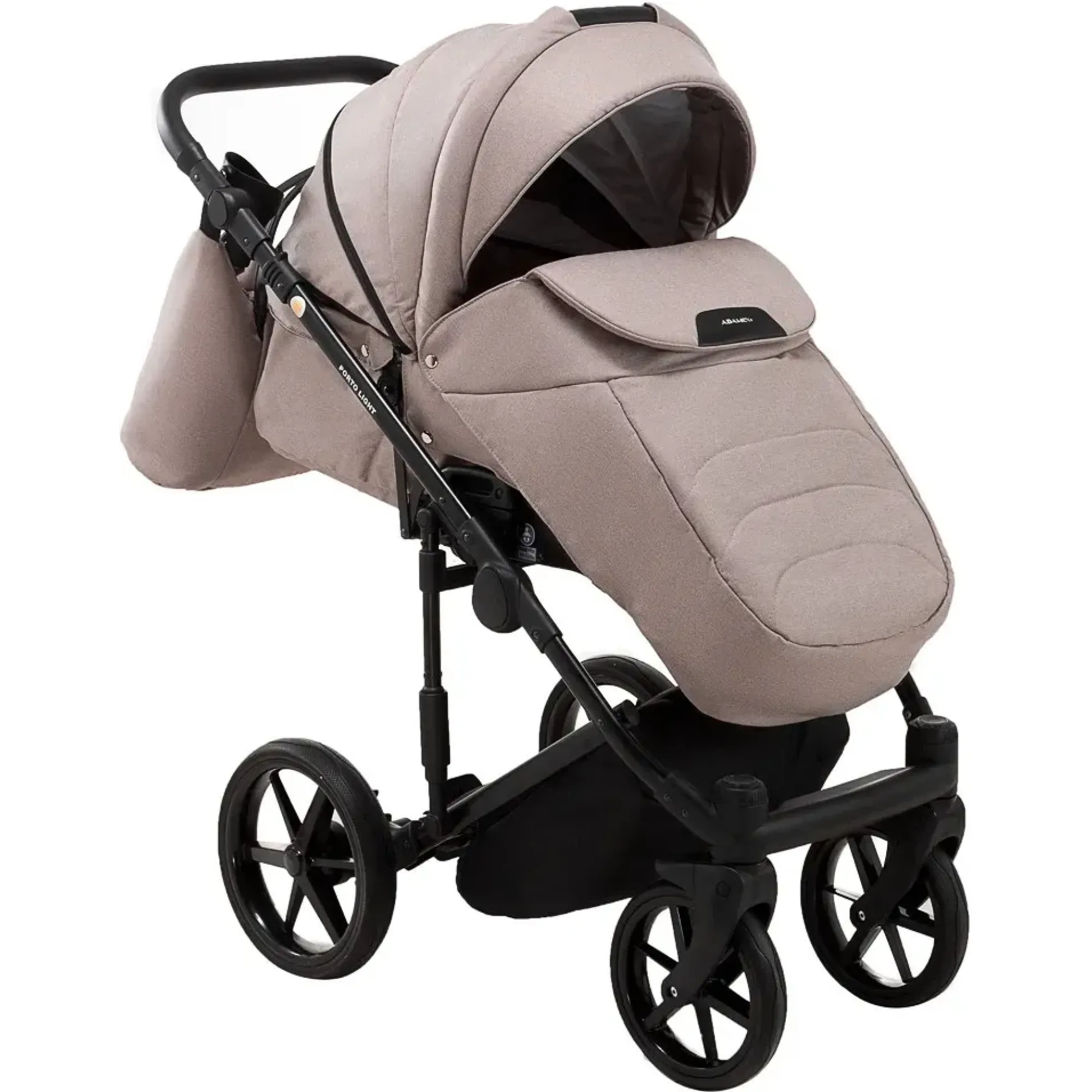 Коляска 2 в 1 Adamex Porto Light Tip TK-72 капучино