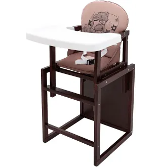 Стільчик-трансформер Babyroom Вінні-220 тонований капучино / шоколад (ведмедик з чашкою)
