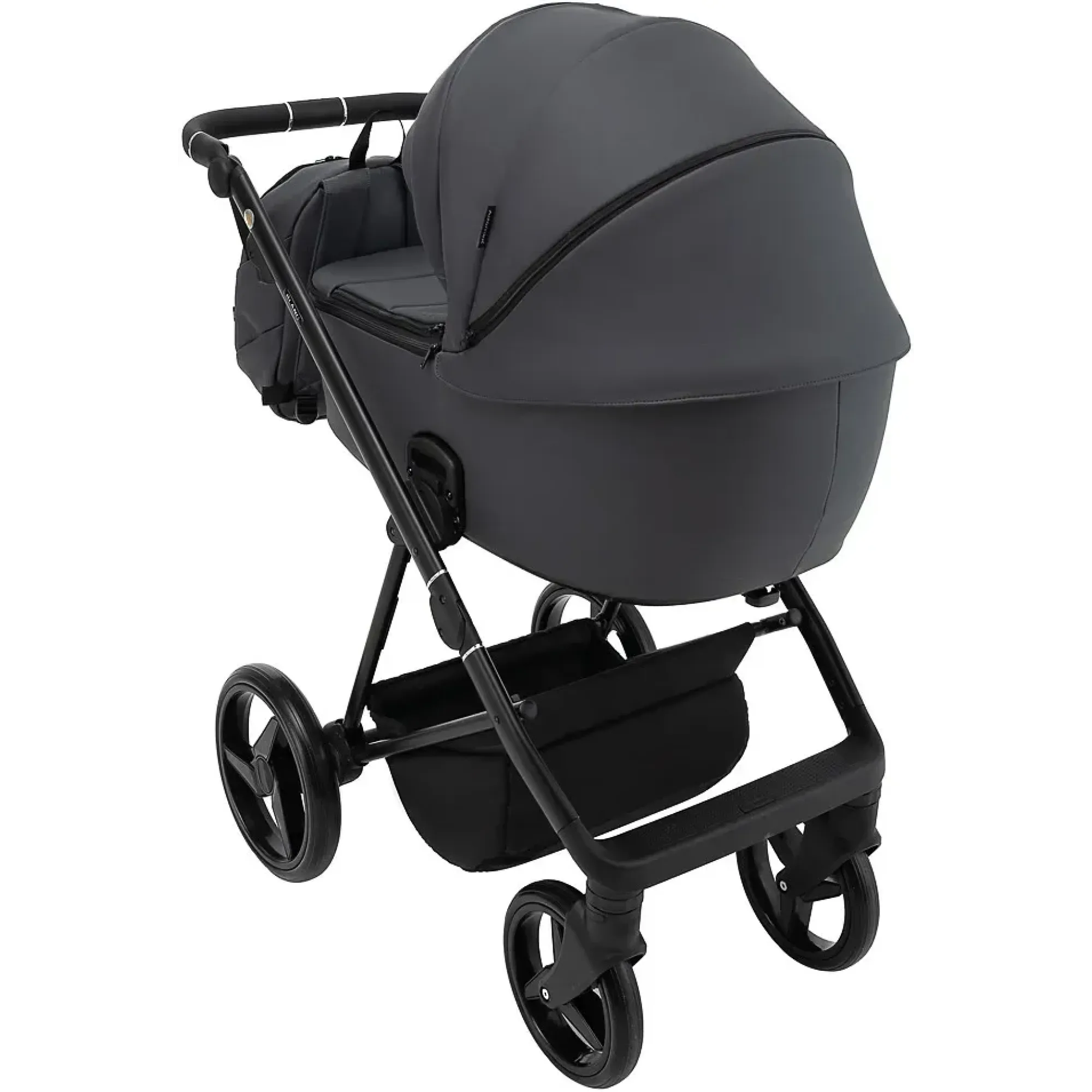 Коляска 2 в 1 Adamex Blanc Eco SA-5 графіт