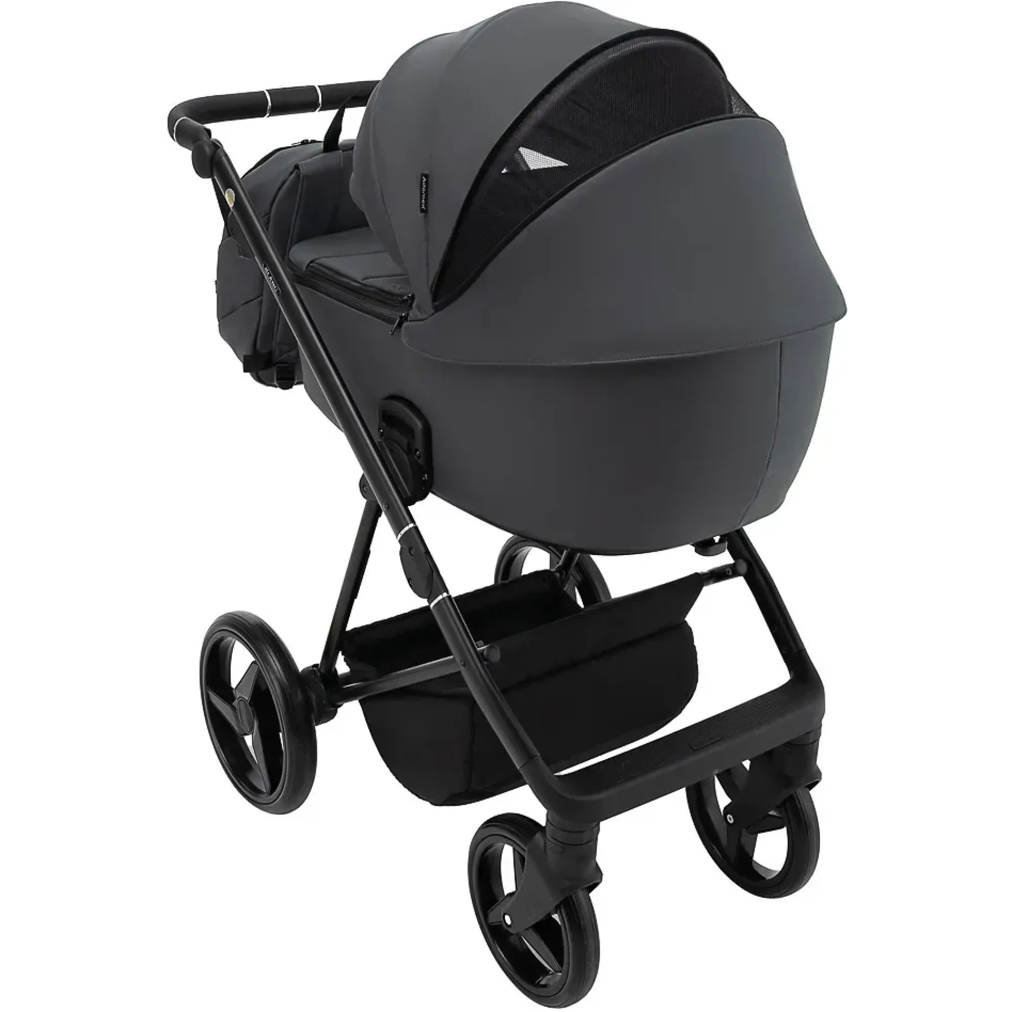 Коляска 2 в 1 Adamex Blanc Eco SA-5 графіт