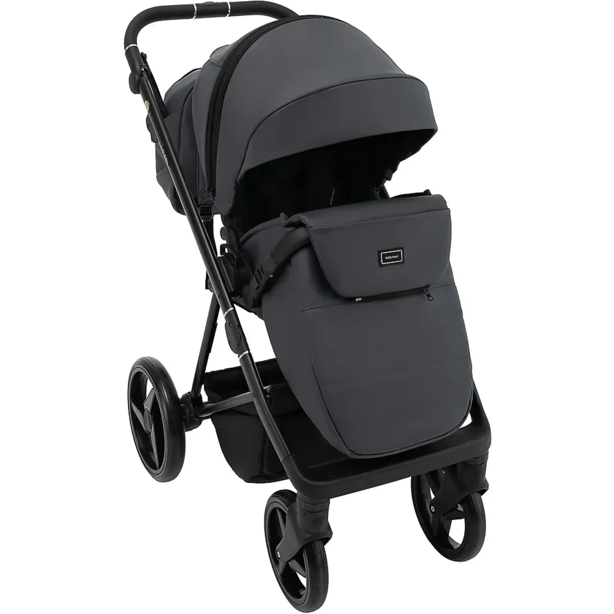 Коляска 2 в 1 Adamex Blanc Eco SA-5 графіт