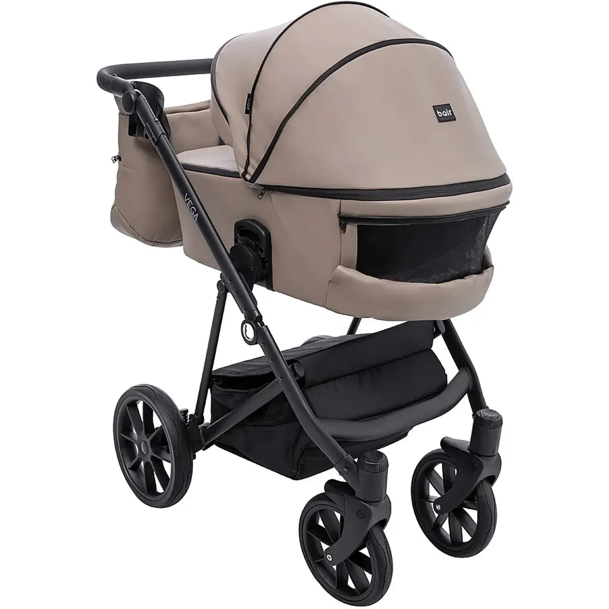 Коляска 2 в 1 Bair Vega ECO VE-04 капучино