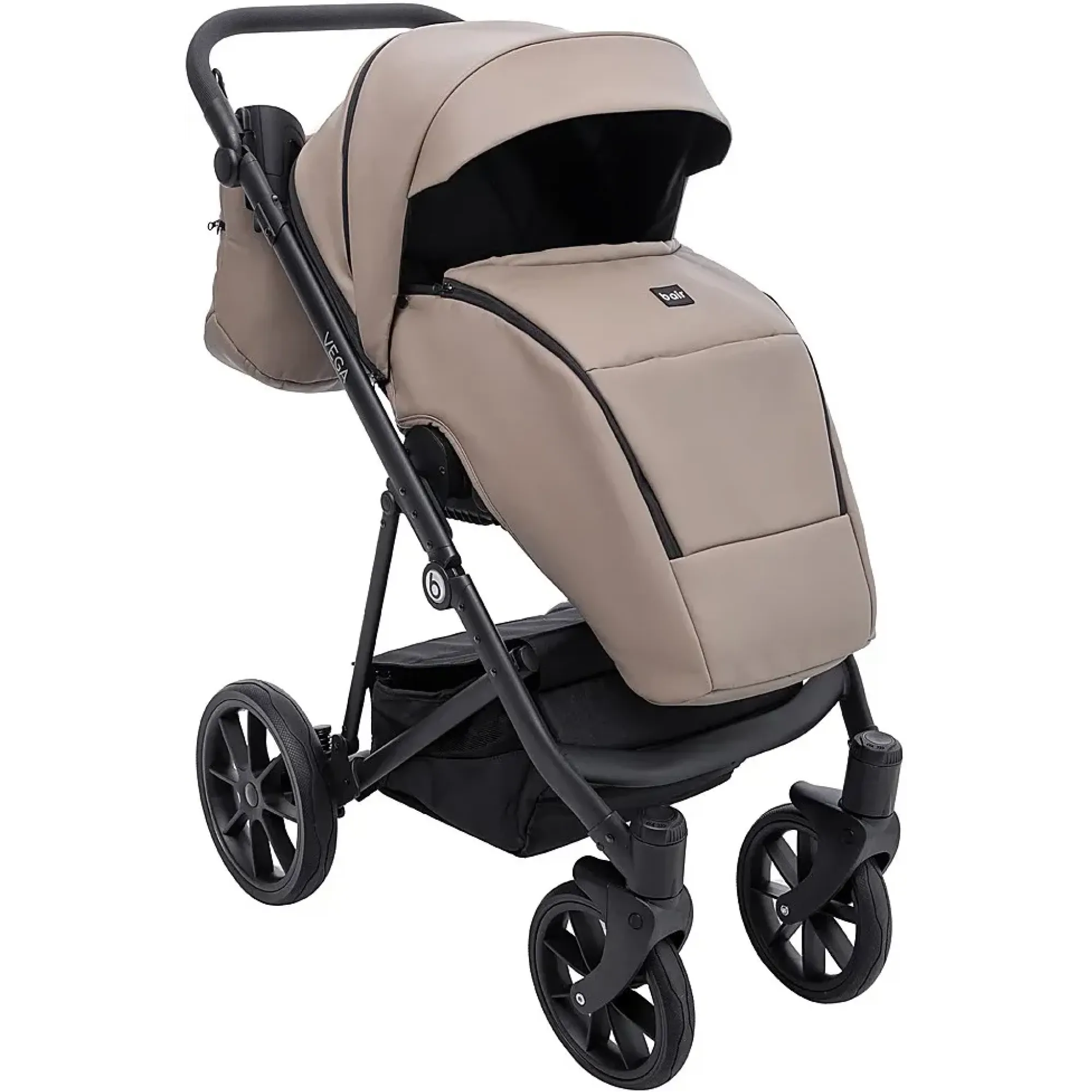 Коляска 2 в 1 Bair Vega ECO VE-04 капучино