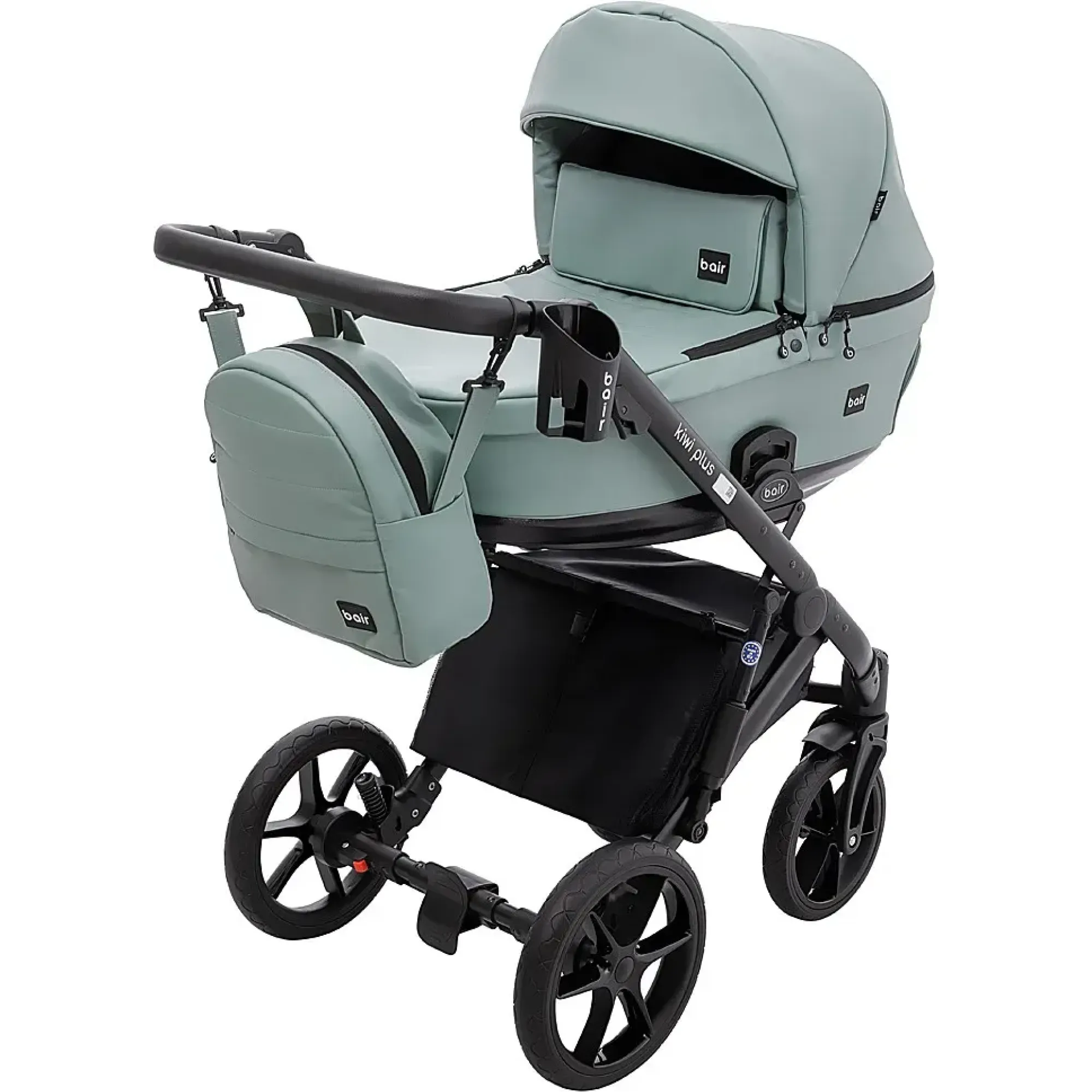 Коляска 2 в 1 Bair Kiwi Plus ECO BKP-26 нефрит