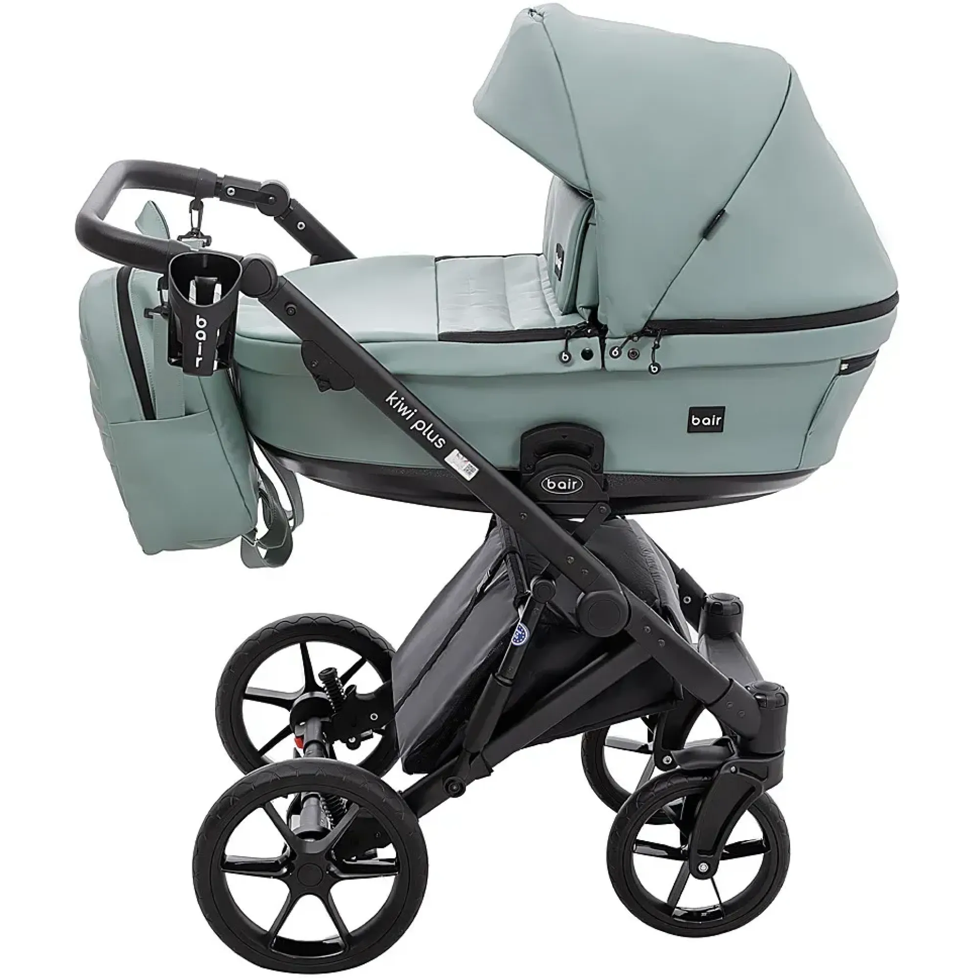 Коляска 2 в 1 Bair Kiwi Plus ECO BKP-26 нефрит