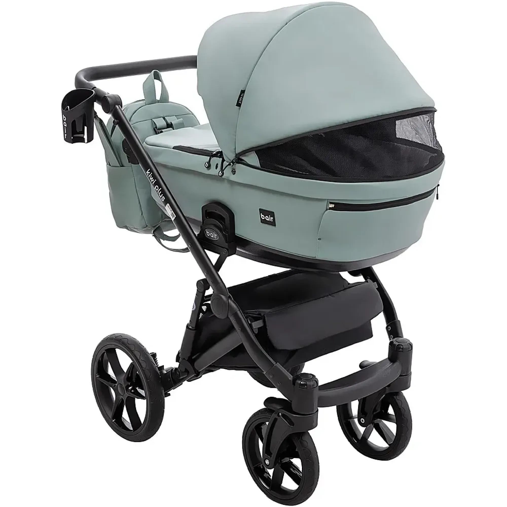 Коляска 2 в 1 Bair Kiwi Plus ECO BKP-26 нефрит