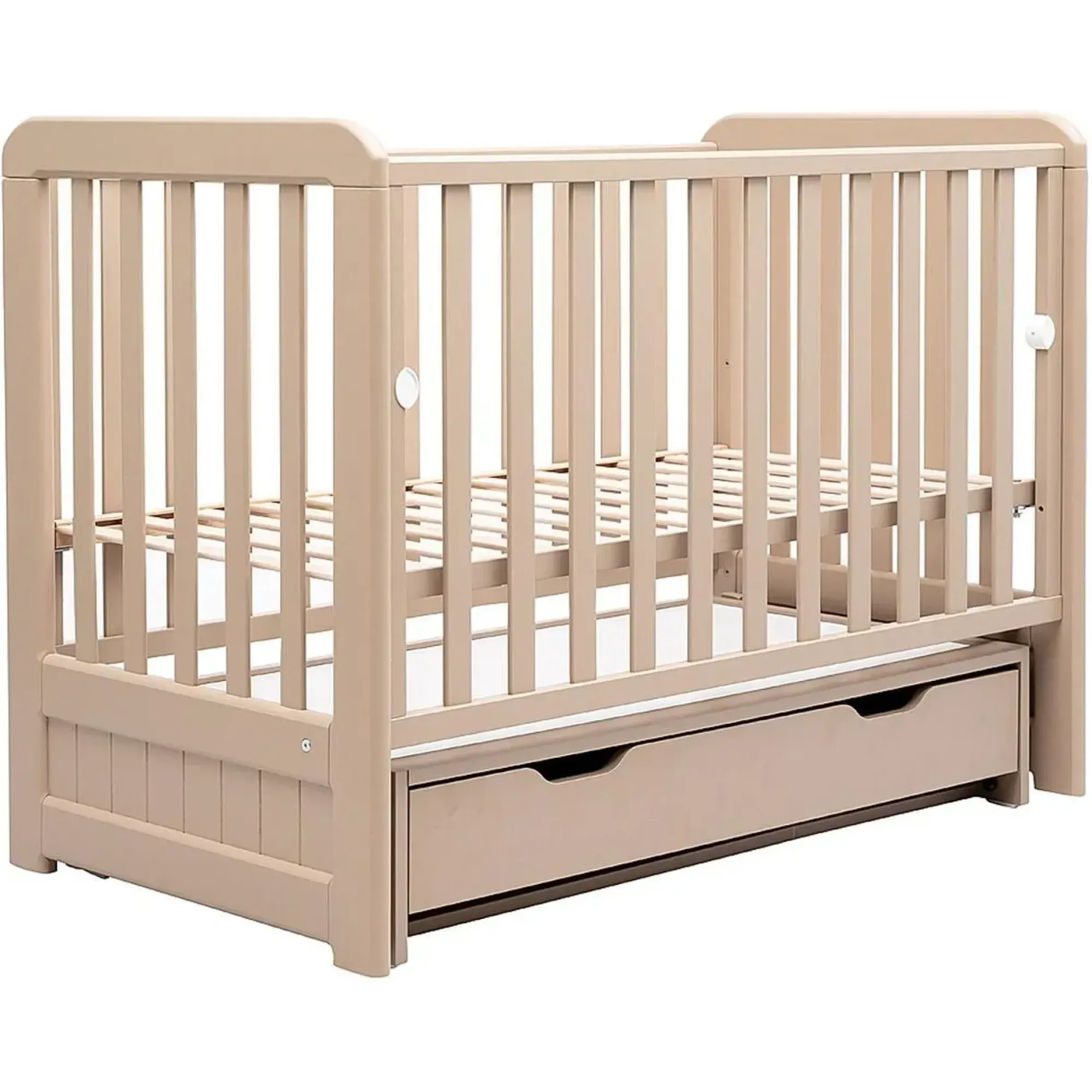 Ліжко Babyroom Люкс LYO-03 бук білий