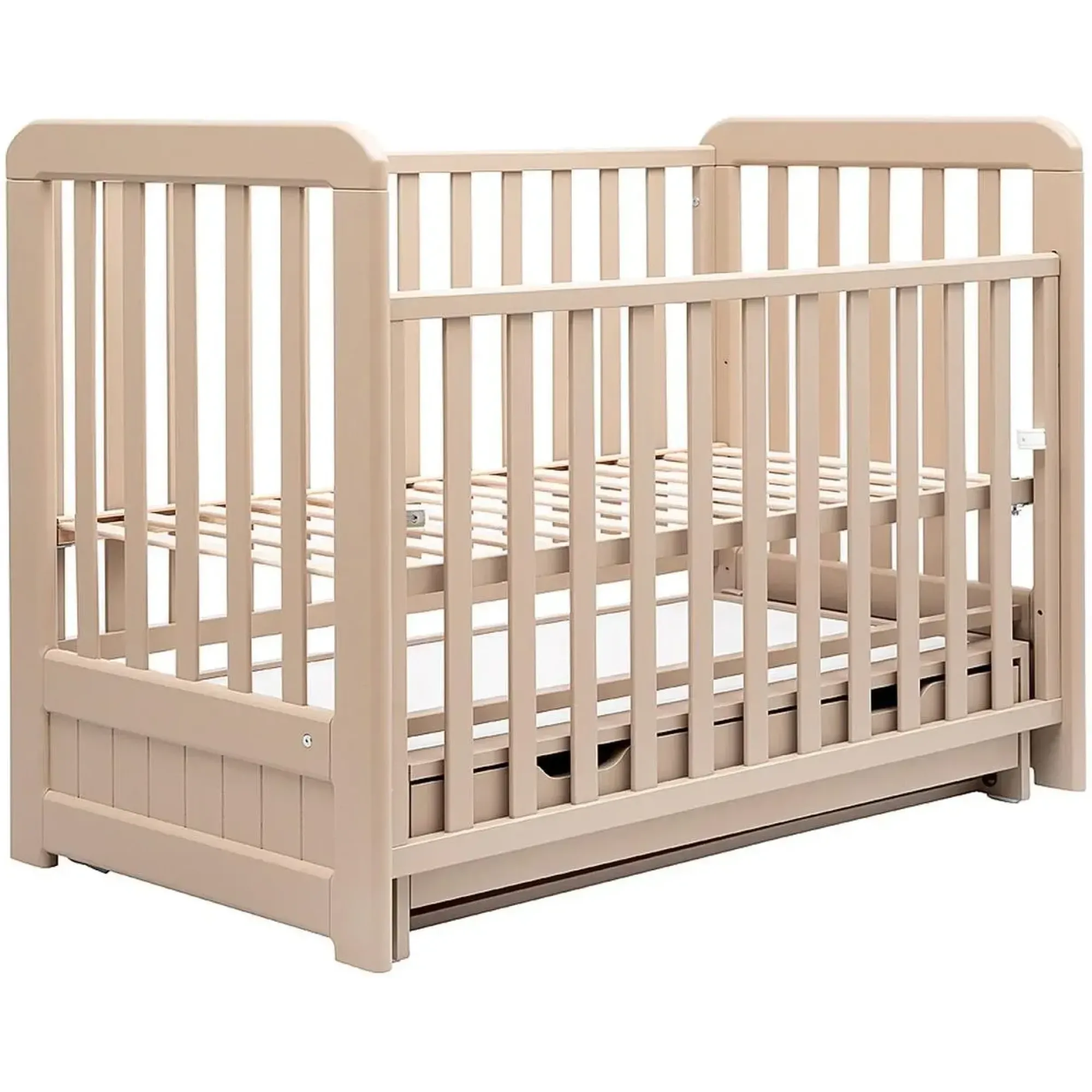 Ліжко Babyroom Люкс LYO-03 бук білий
