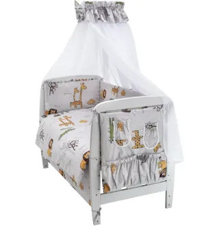 Дитяча постіль Babyroom Gold RG-08 сірий (африка)