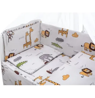 Дитяча постіль Babyroom Gold RG-08 сірий (африка)